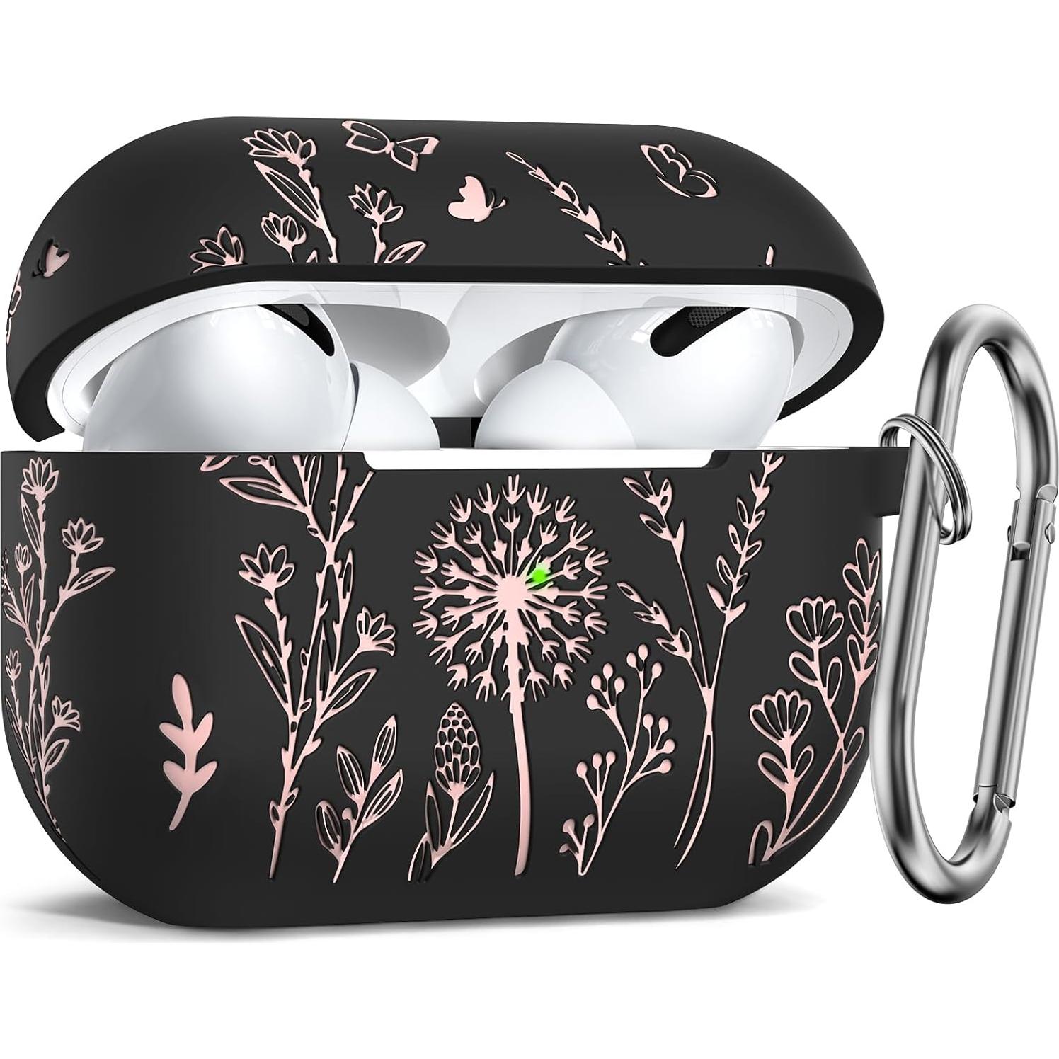 Funda Silicona Minyee para AirPods Pro 1ra/2da Gen Floral
