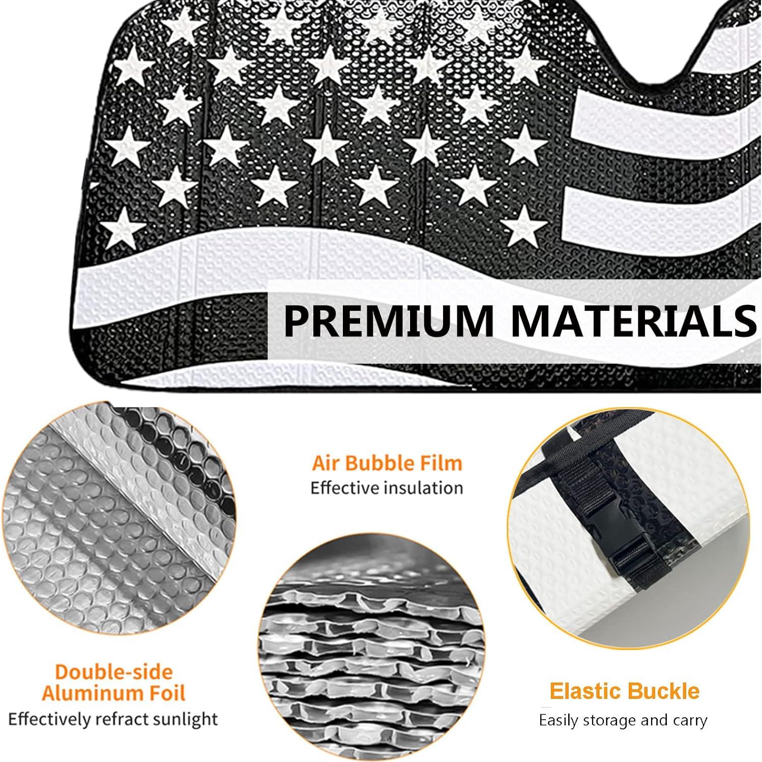 Protector Solar Parabrisas Big Ant Wrangler 2007-2023 Negro