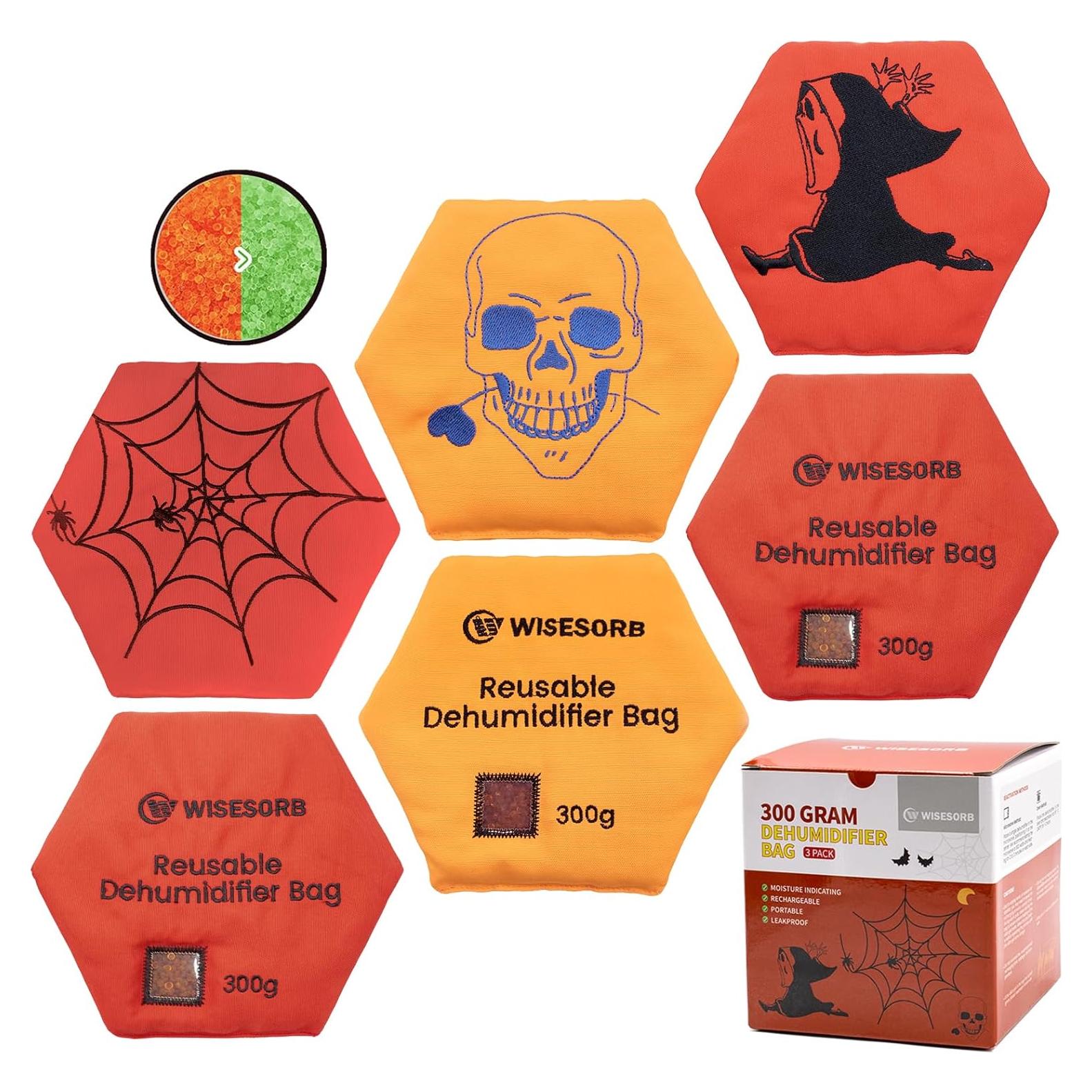 Paquete de 3 Absorbentes de Humedad Wisesorb 300g Reutilizables