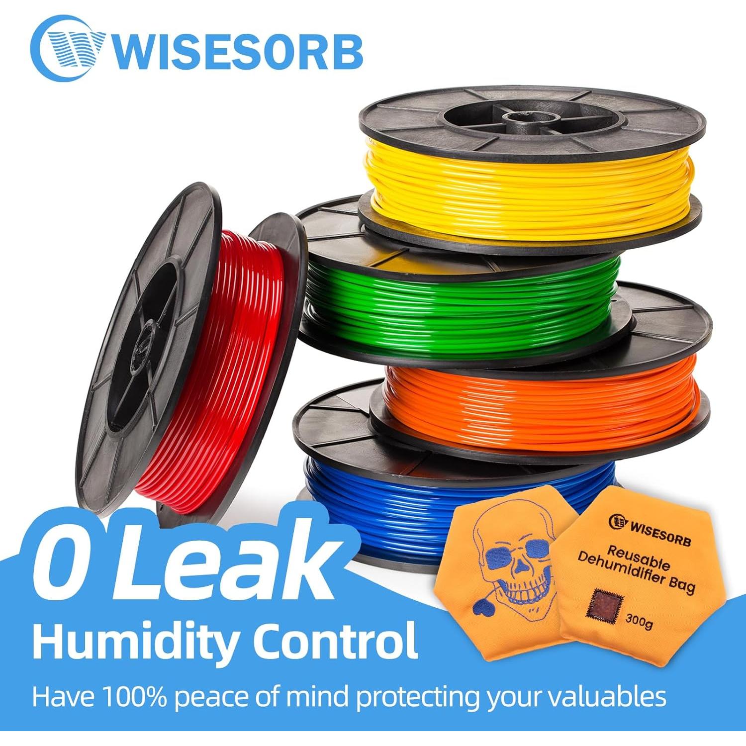 Paquete de 3 Absorbentes de Humedad Wisesorb 300g Reutilizables