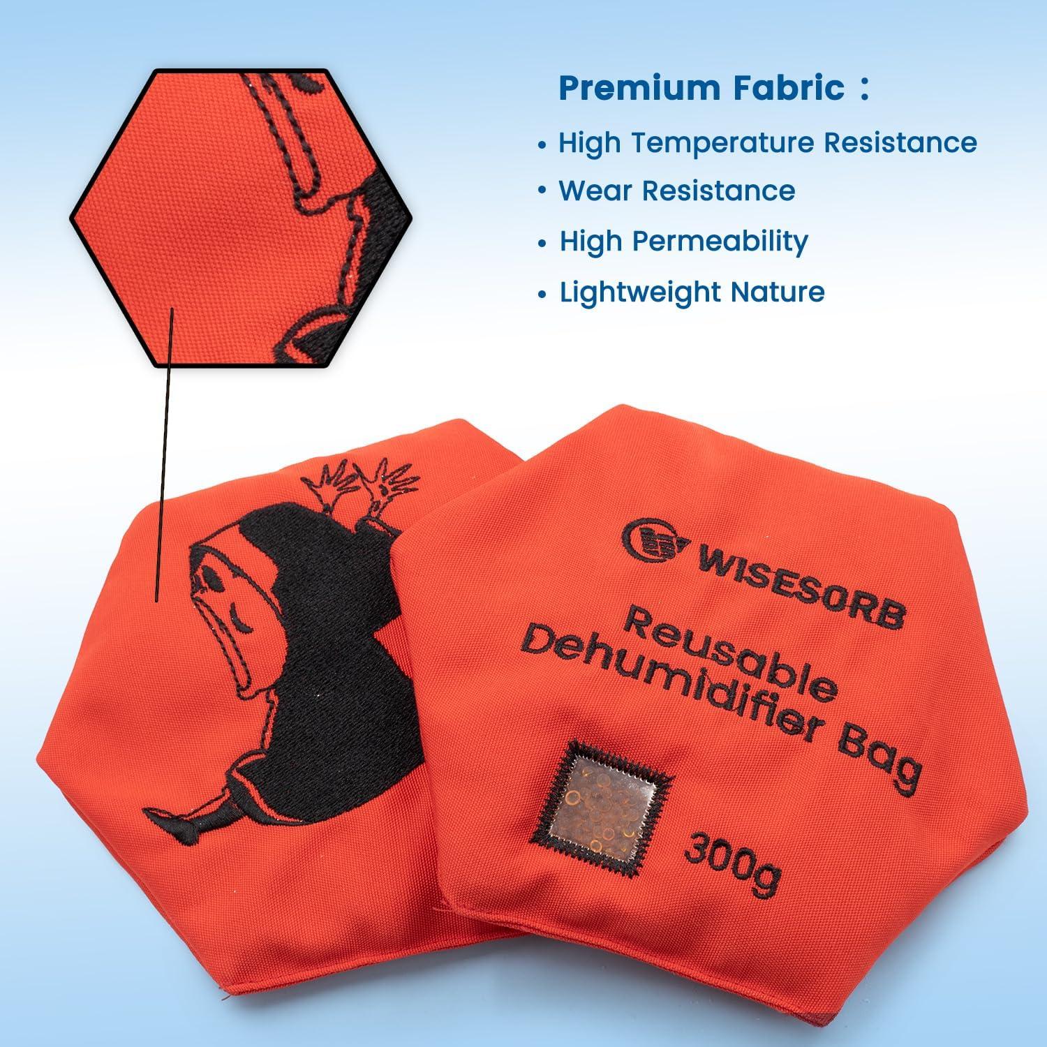 Paquete de 3 Absorbentes de Humedad Wisesorb 300g Reutilizables