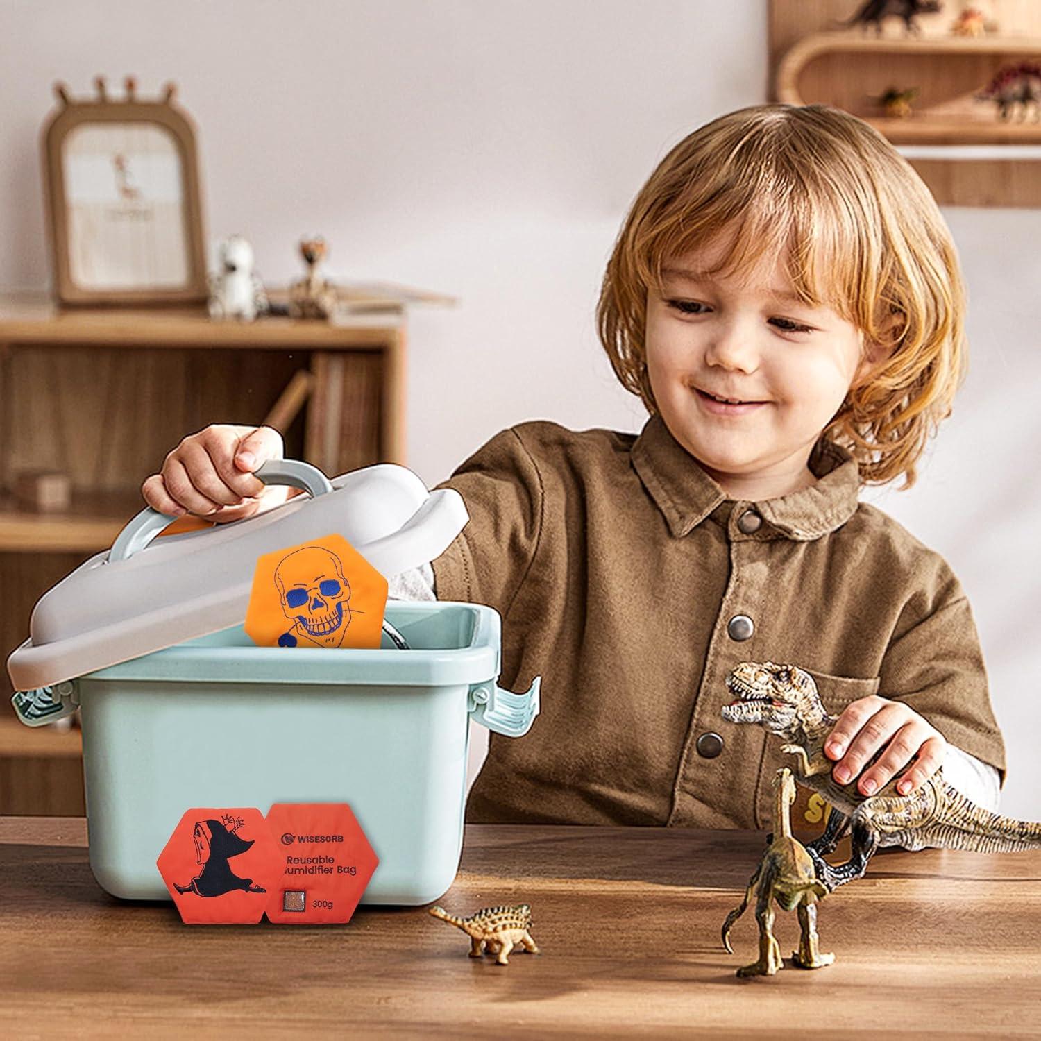 Paquete de 3 Absorbentes de Humedad Wisesorb 300g Reutilizables