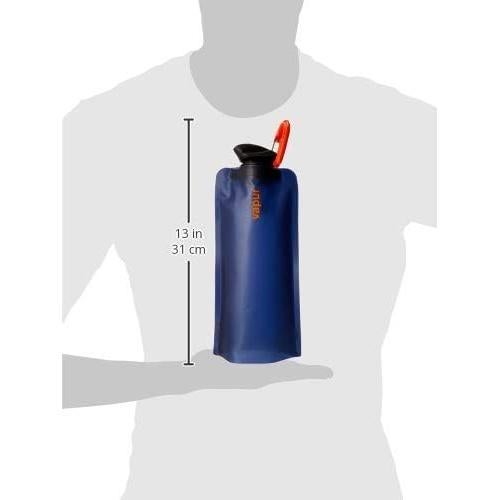 Anti-Botella Flexible Vapur 1L Boca Ancha Paquete de 2