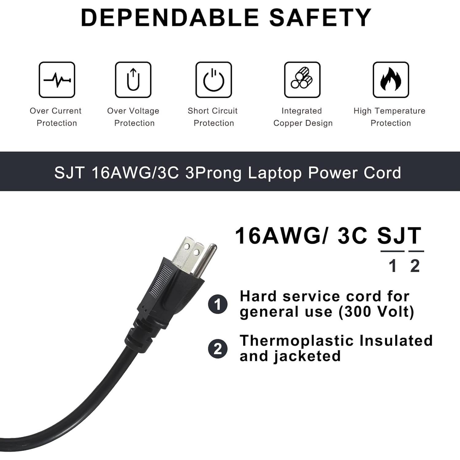 Cable de Alimentación Divisor NEMA 5-15P a 2X IEC C13 1m