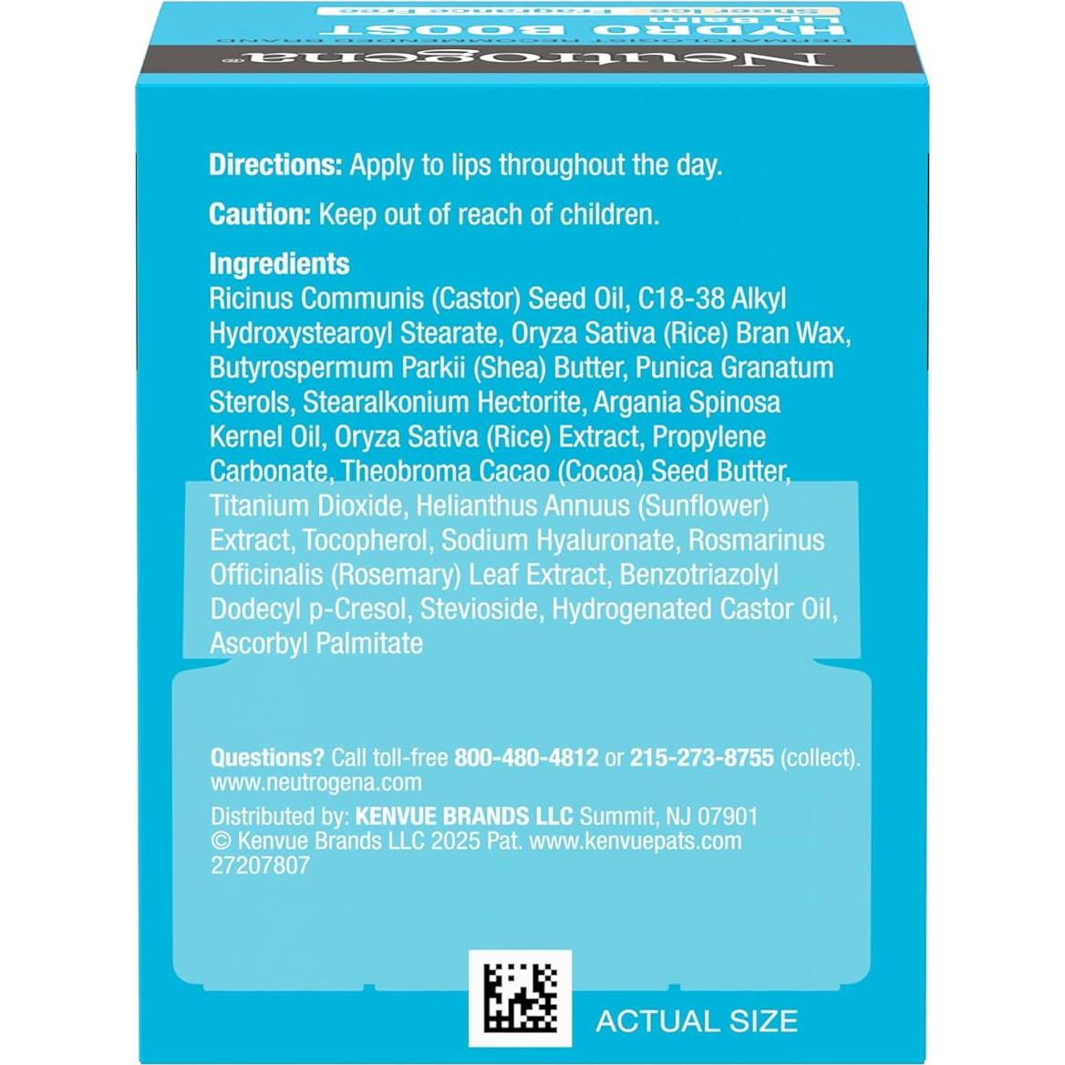 Bálsamo Labial Neutrogena Hydro Boost 14.17 g Ácido Hialurónico