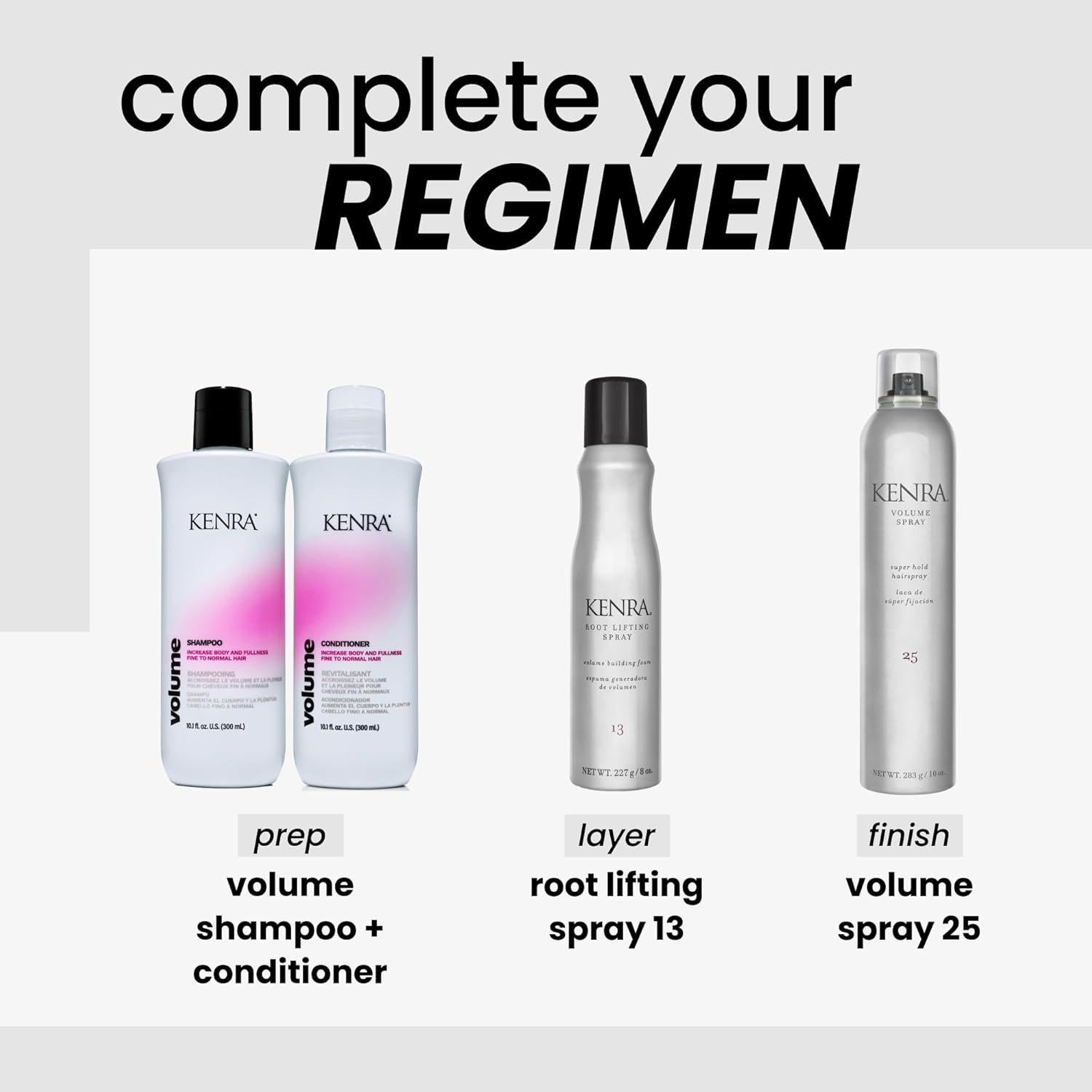 Kenra Spray Elevador de Raíces 13 | Espuma Voluminizadora 227g | Sujeción Media