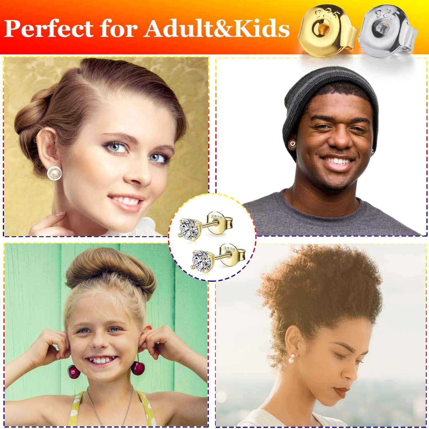 Resortes de Aretes Moconar 12 PCS Oro 14K Hipoalergénicos