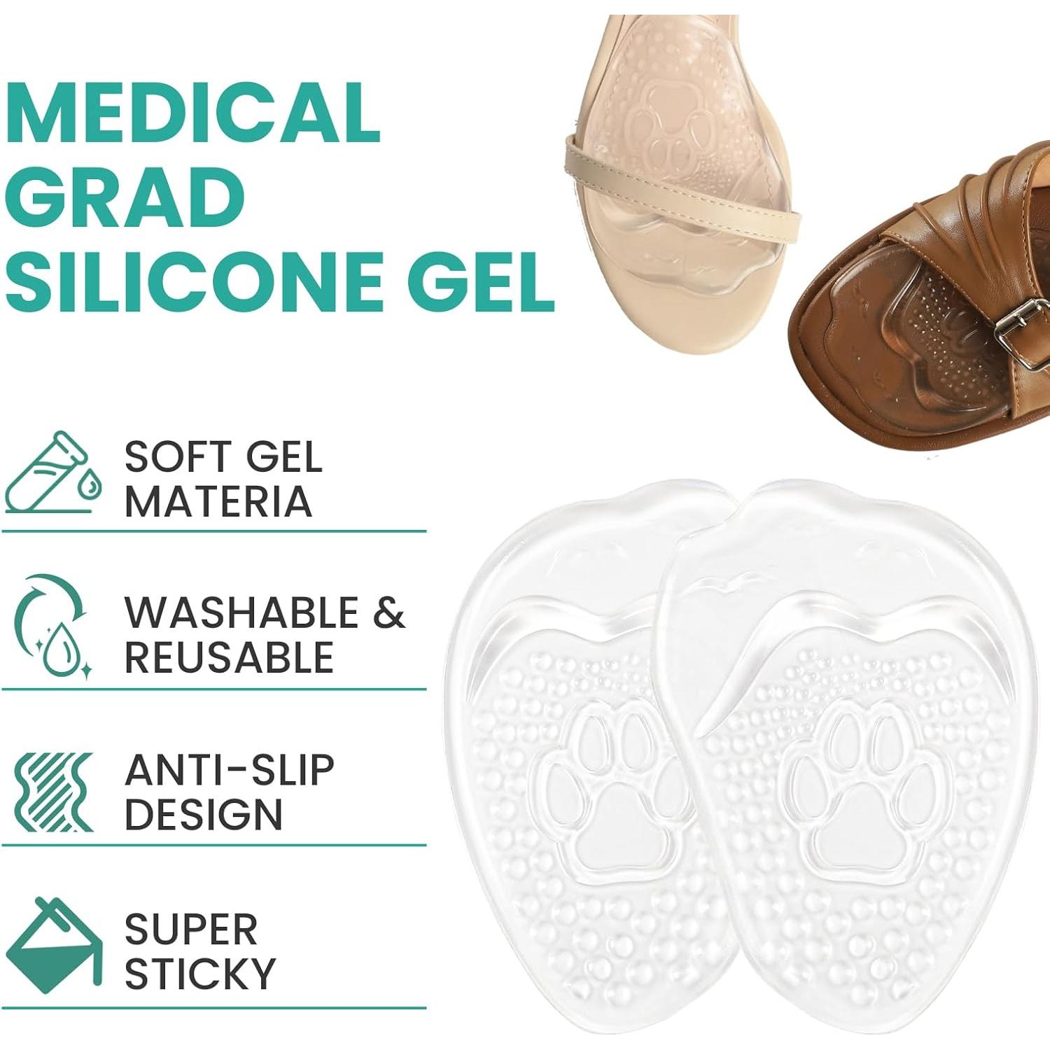 Almohadillas Metatarsales de Gel Welnove - Tamaño Grande
