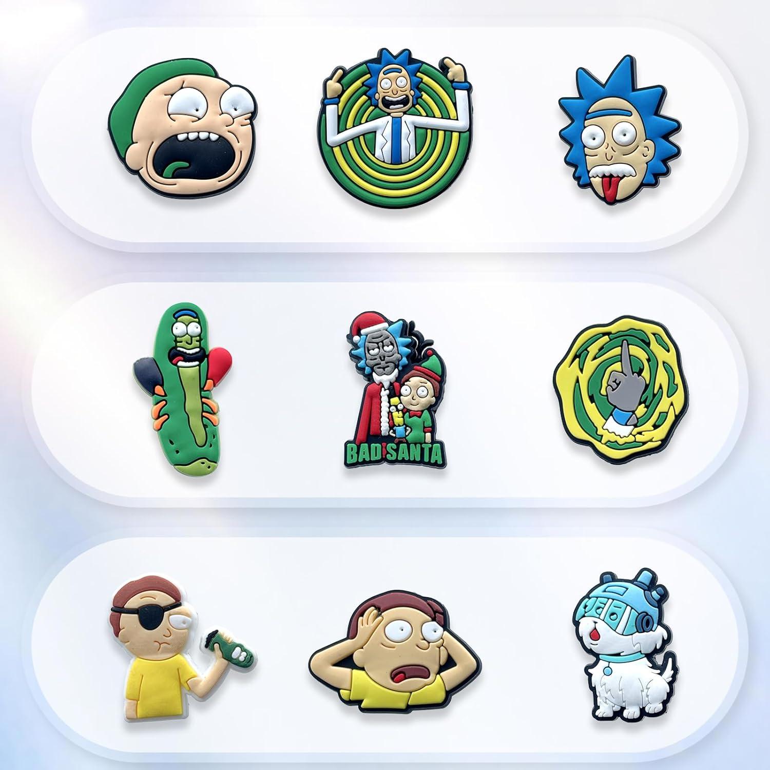 Encantos de Zapatos de Dibujos Animados 18 Piezas PVC