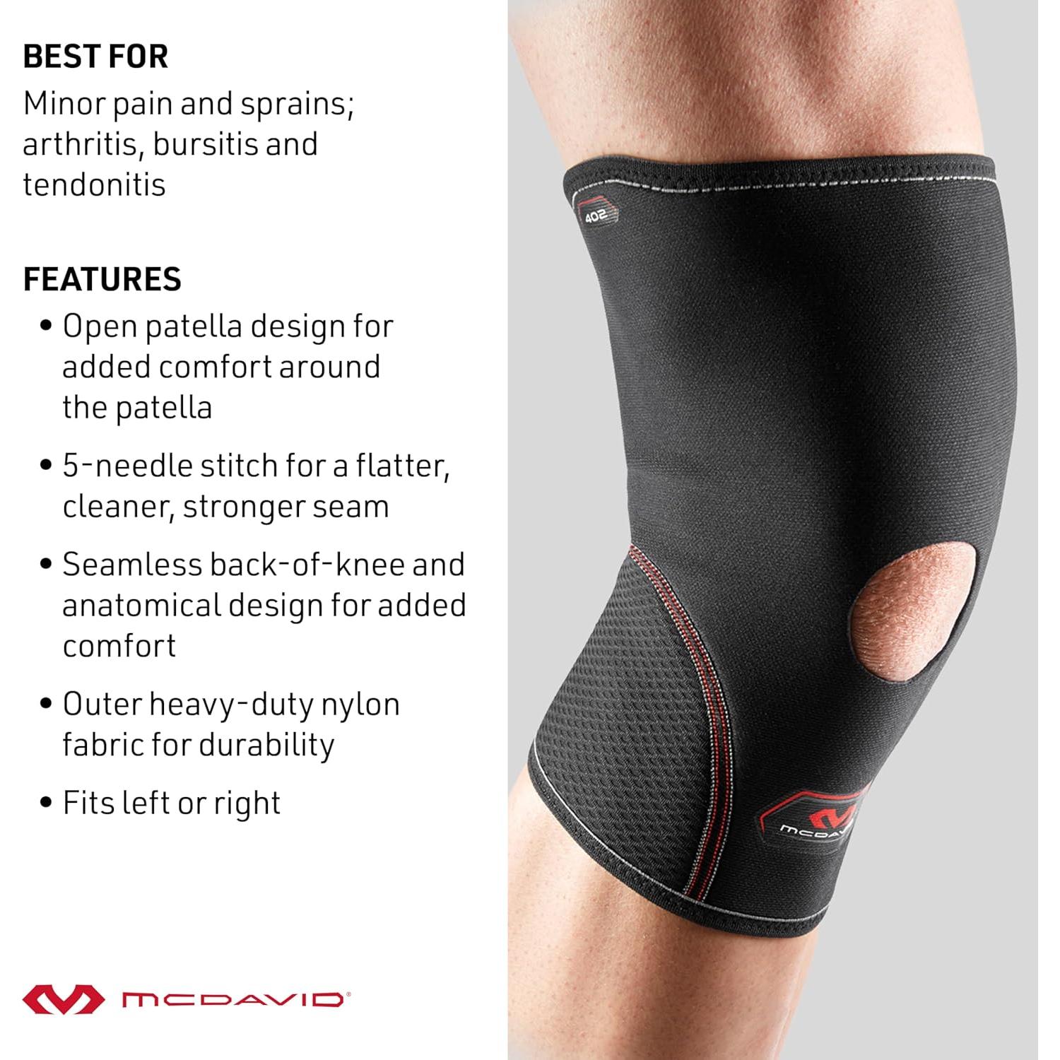 Manga de Compresión para Rodilla McDavid Unisex - Patela Abierta