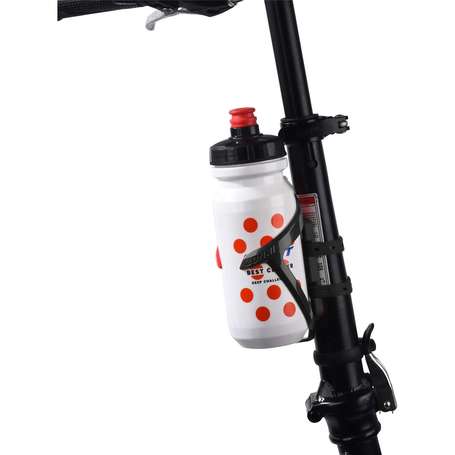 Soporte para Botellas de Bicicleta ZONKIE Negro - Instalación Rápida