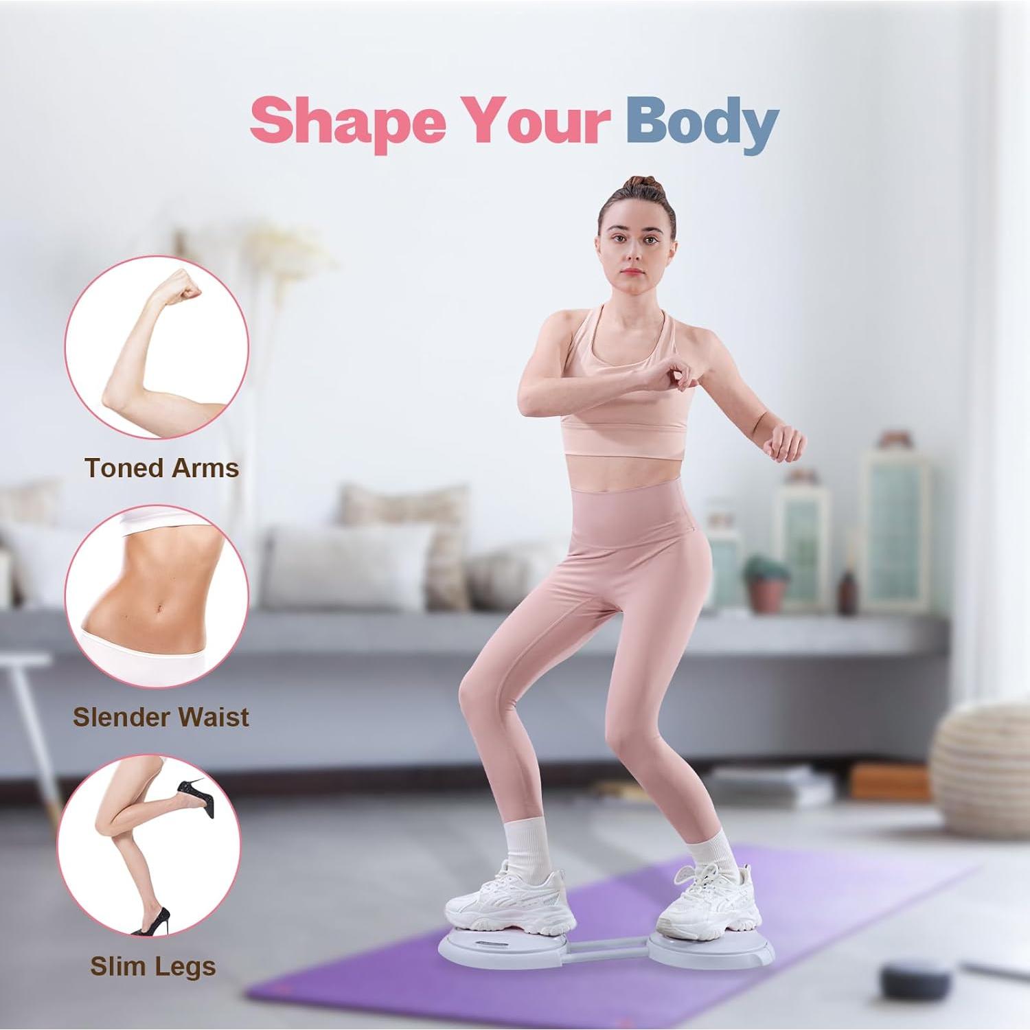 Tablero Ab Twister kisnbld con Bandas de Resistencia - Ejercicio Cintura