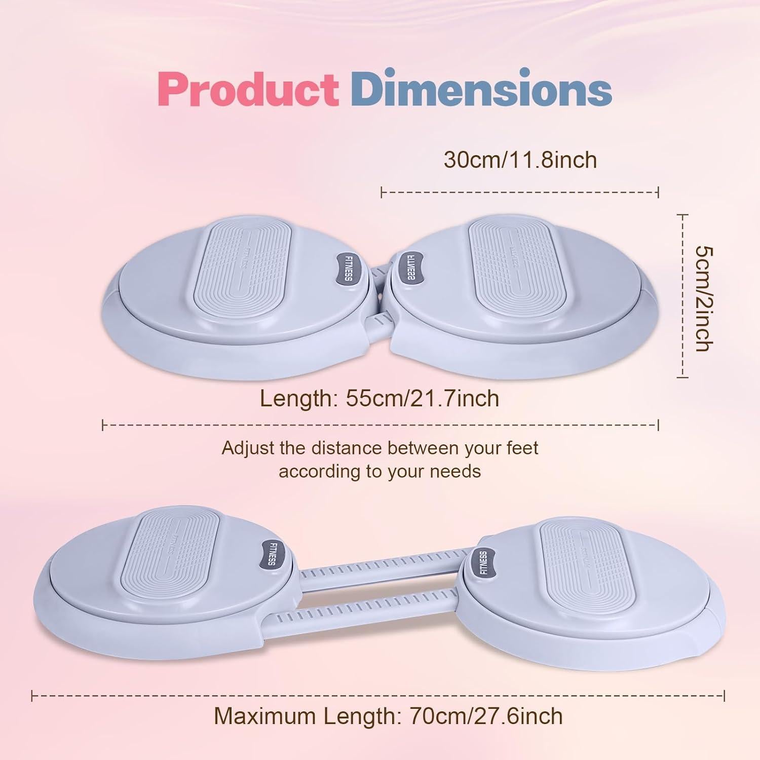 Tablero Ab Twister kisnbld con Bandas de Resistencia - Ejercicio Cintura