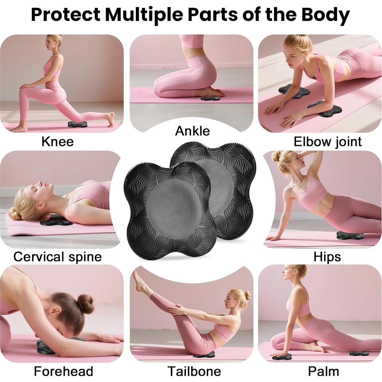 Juego de 2 Almohadillas de Rodillas Lumuka - Espuma Gruesa Antideslizante