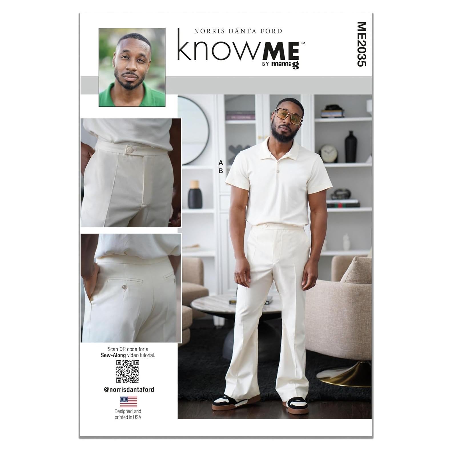 Kit de Costura Camisa Polo y Pantalones Campana McCall's ME2035