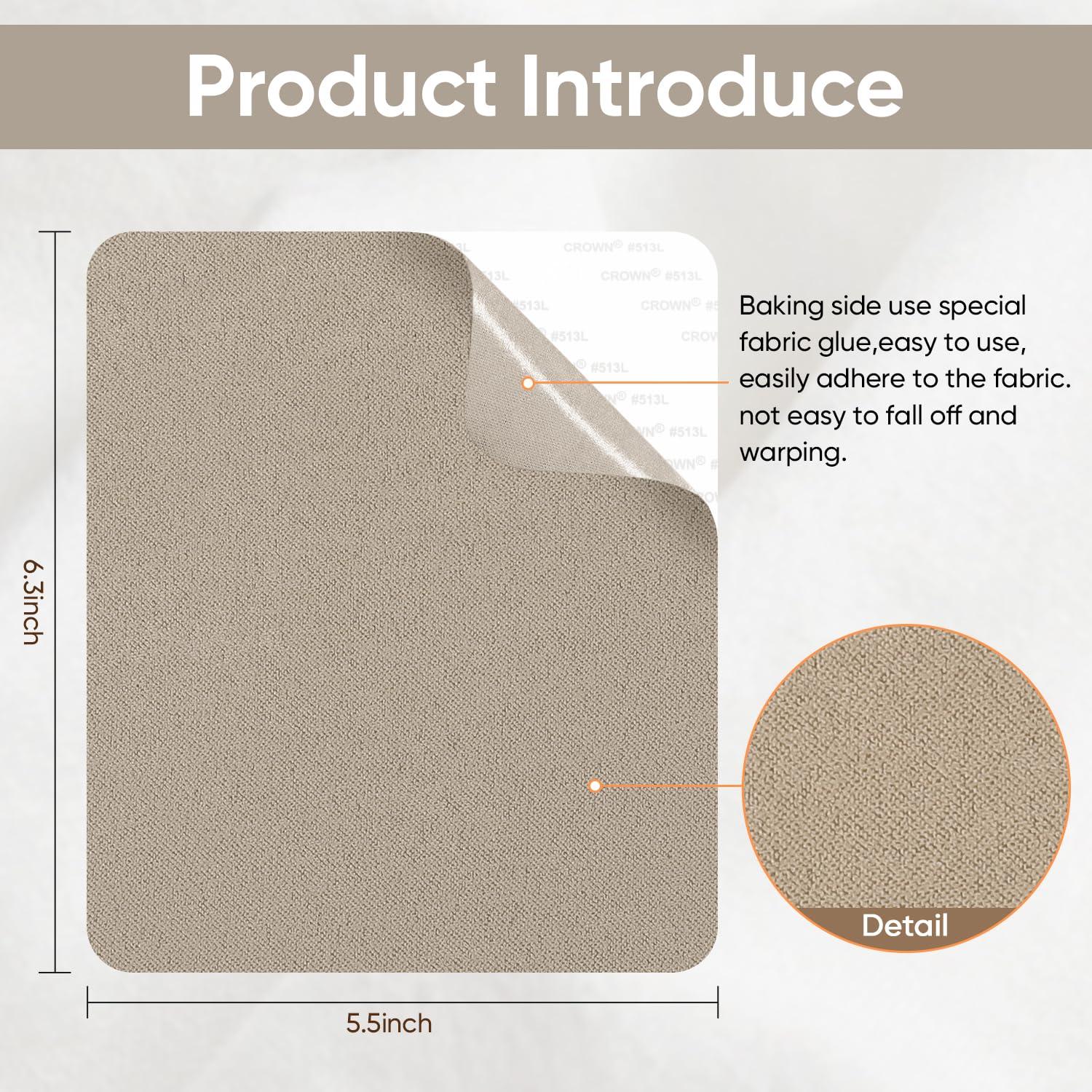 Kit de Parches Autoadhesivos Beige TYJLII para Sofá 6 Piezas