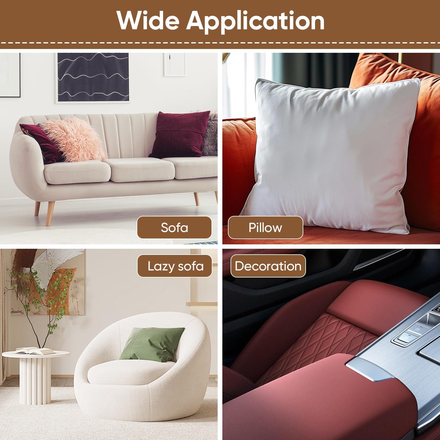 Kit de Parches Autoadhesivos Beige TYJLII para Sofá 6 Piezas