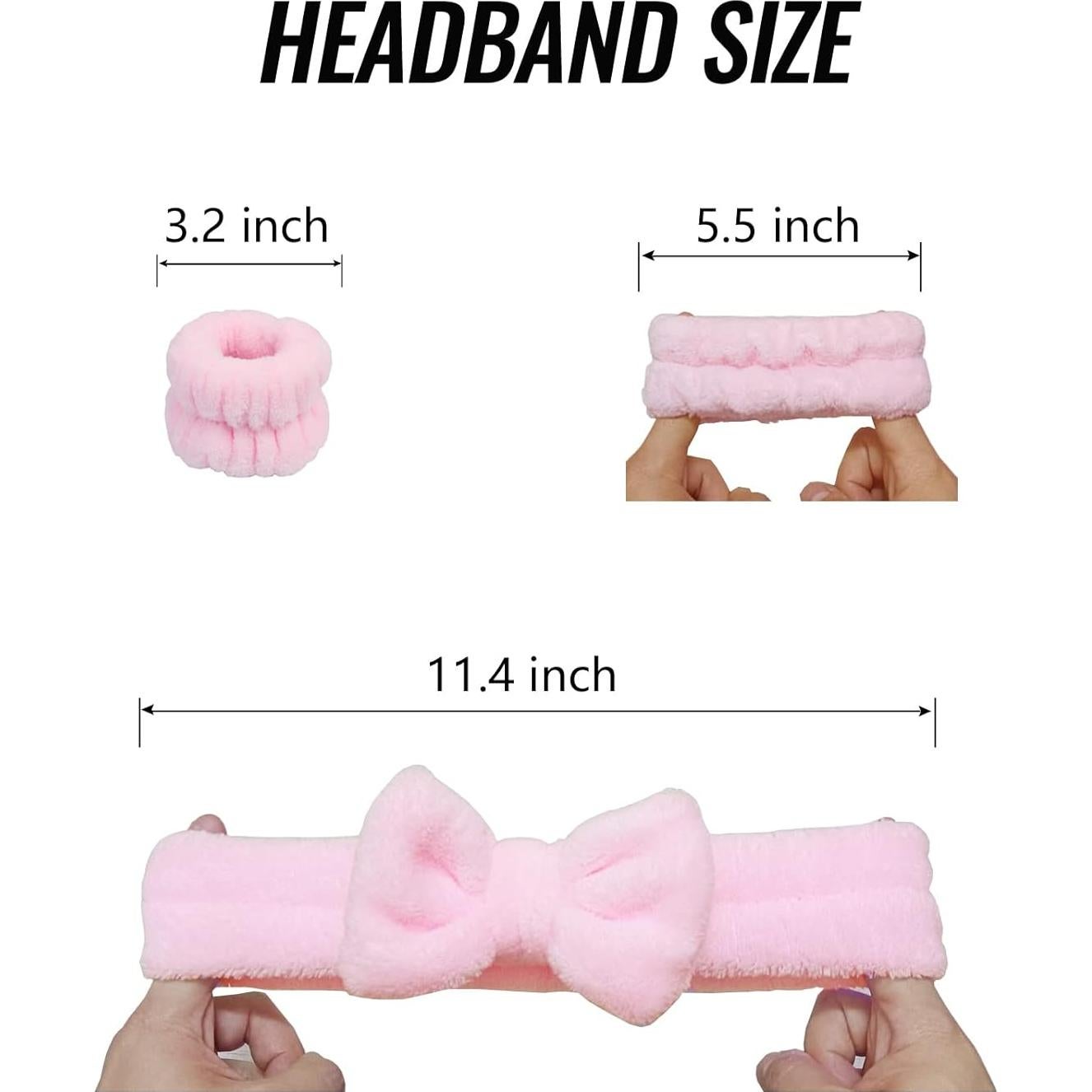 Cinta de Spa Fancylovesotio y Bandas para Muñeca - 3 Paquetes