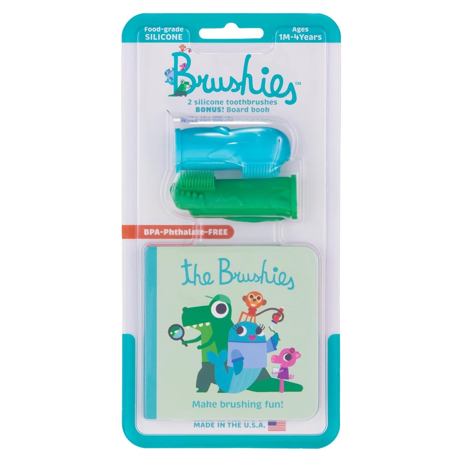 Cepillo de Dientes para Bebés Chomps & Willa 2-Pack + Libro