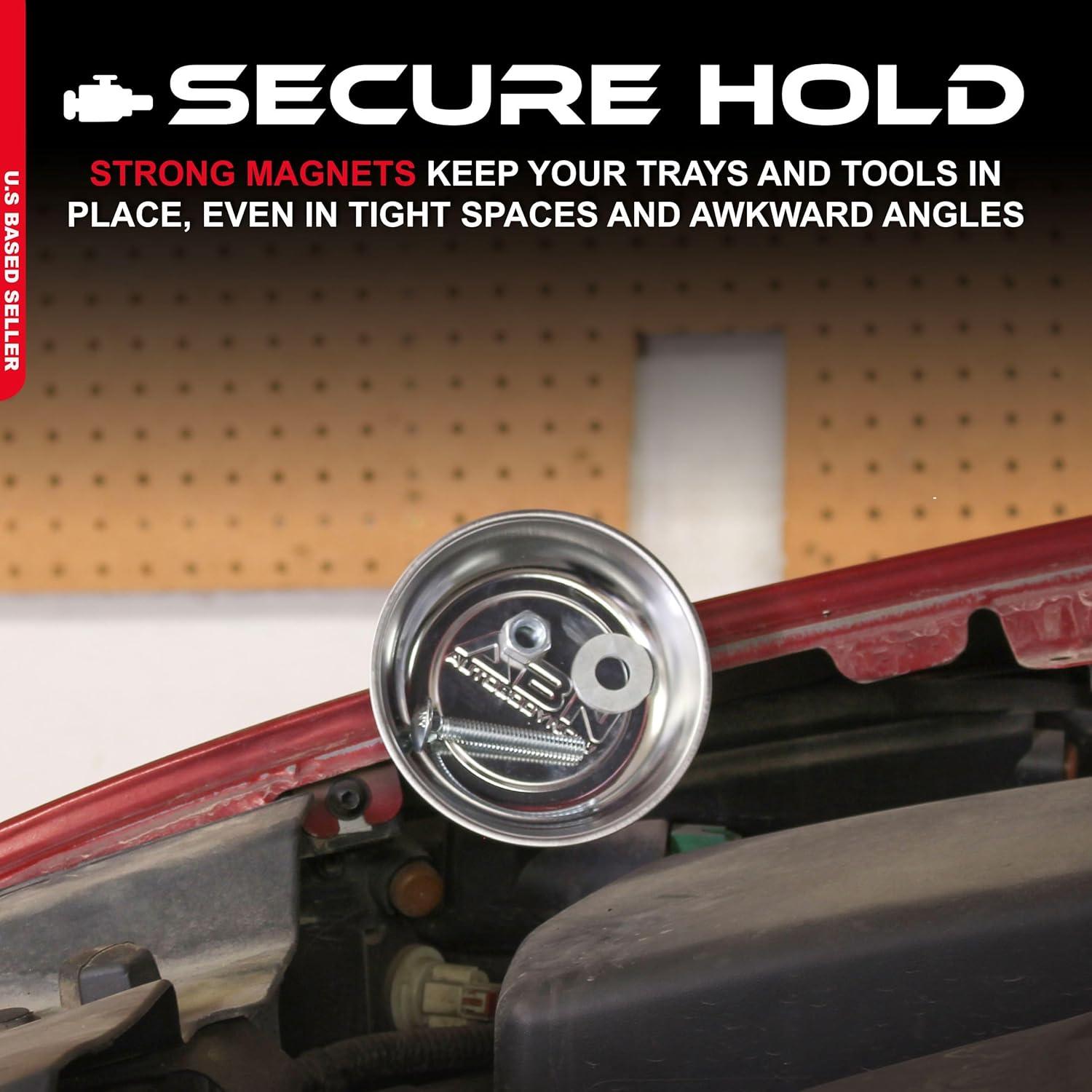 Bandeja Magnética ABN 10.67 cm para Tornillos y Piezas