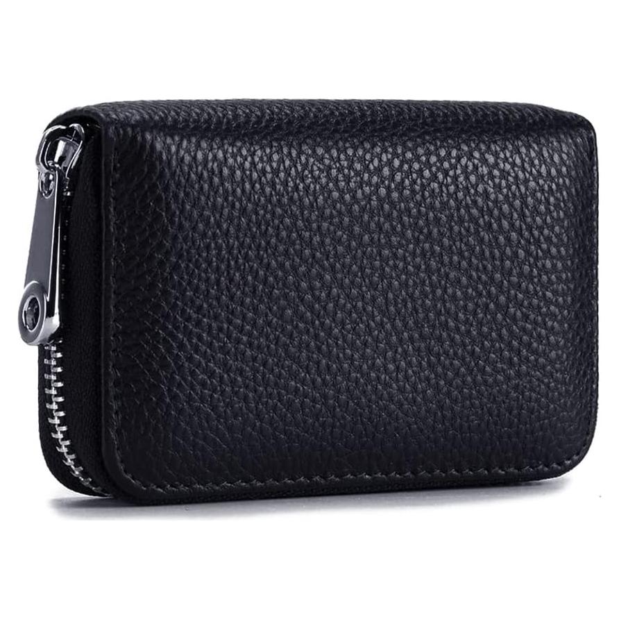 Portatarjetas RFID de Cuero Genuino EASTNIGHTS - 14 Compartimentos