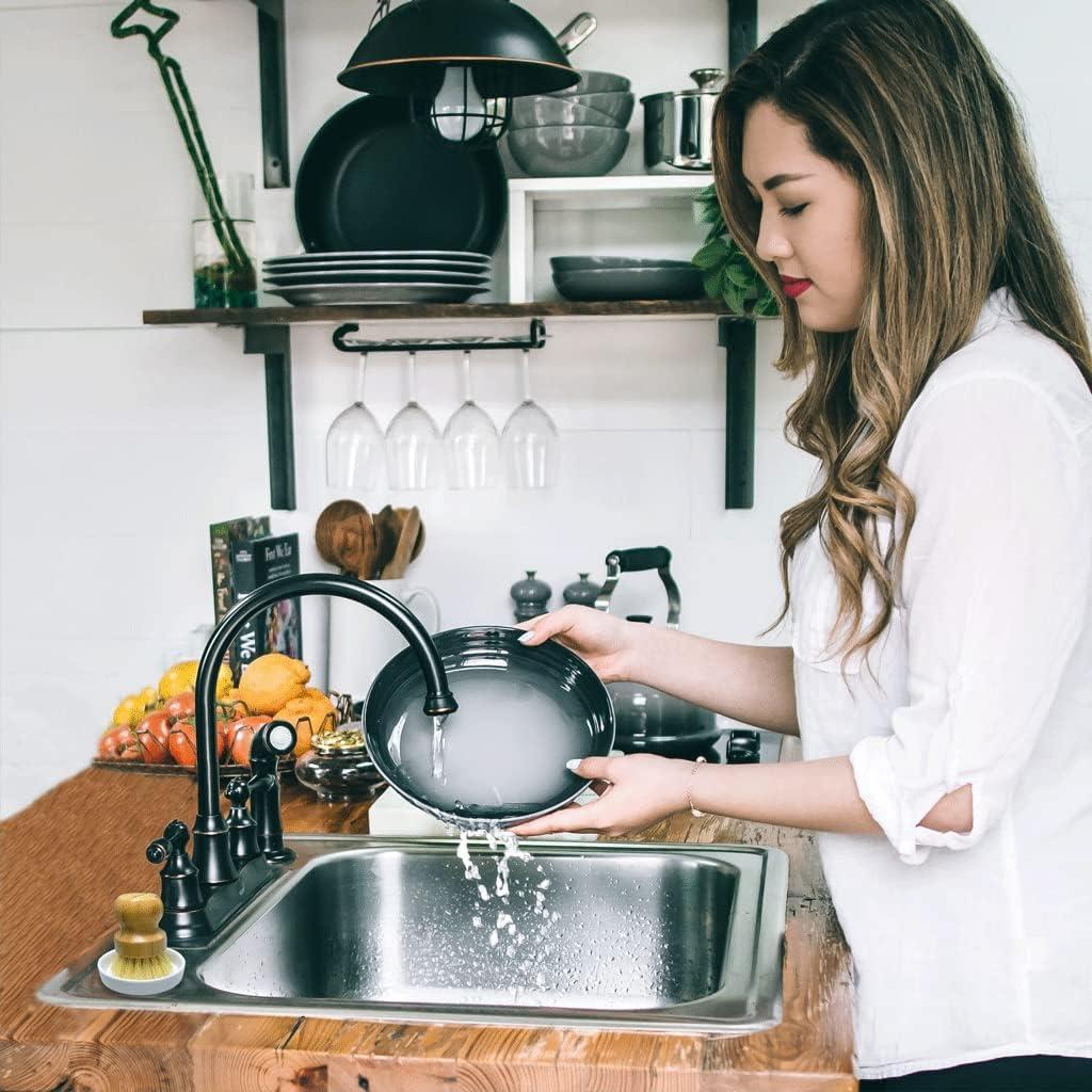 Set de Cepillos de Platos de Bambú SUPERWASH PLUS - 2 Paquete