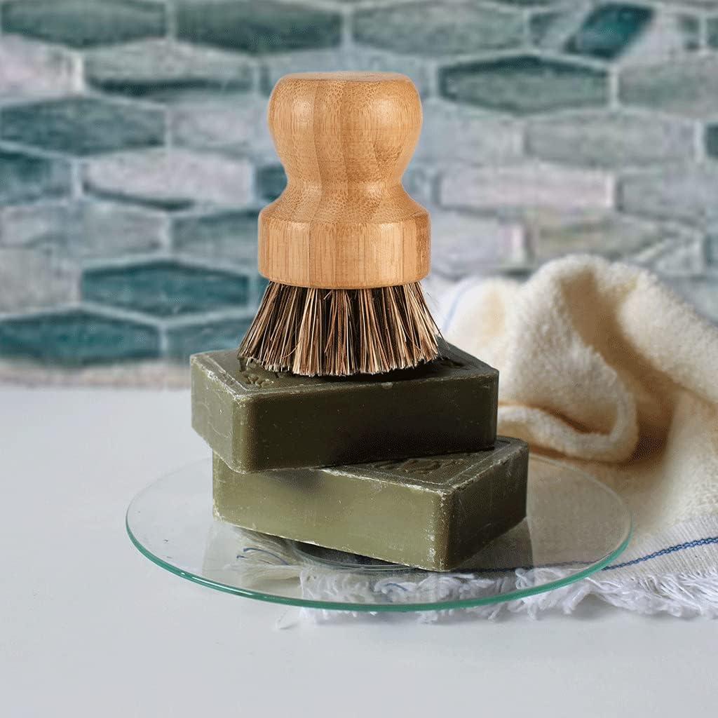 Set de Cepillos de Platos de Bambú SUPERWASH PLUS - 2 Paquete