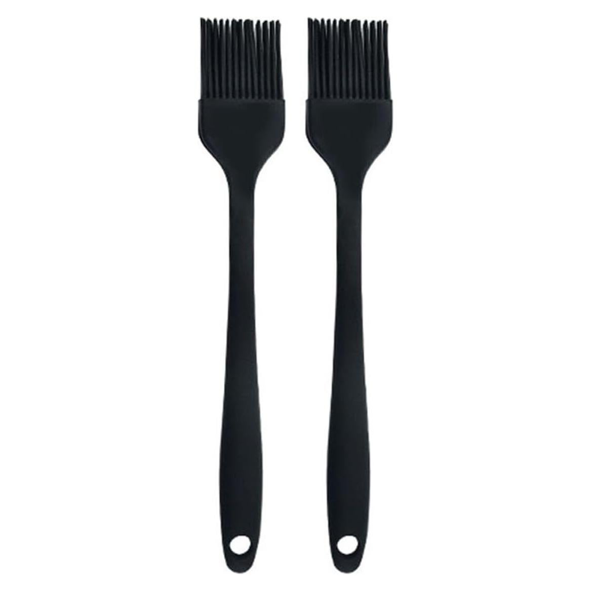 Brocha de Silicona para BBQ JYYHSF - 2 Piezas, Negro