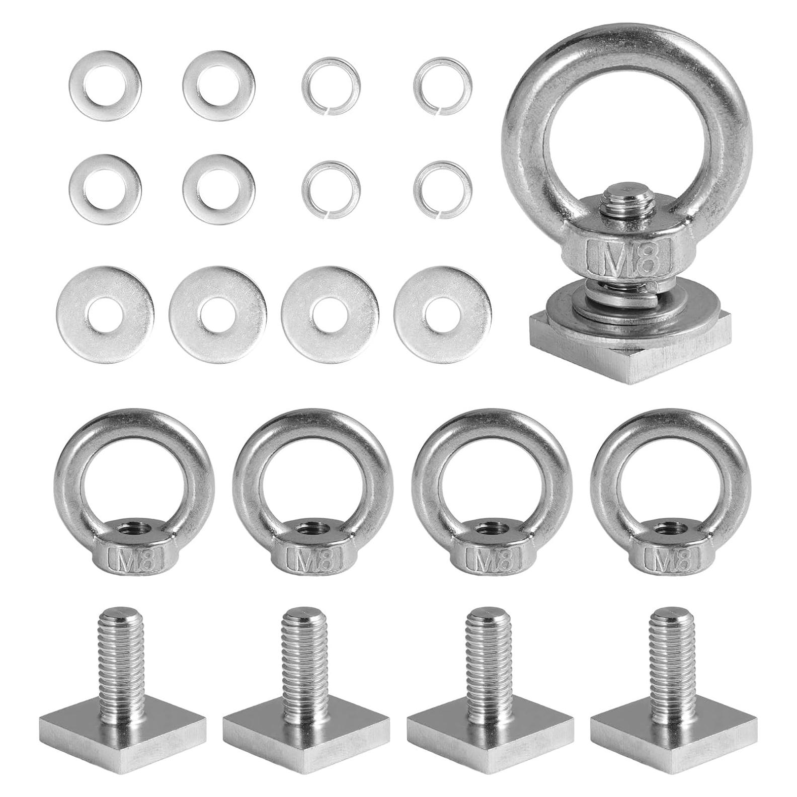 Ancla de Amarre T Track Mount Moroinriz M8x18mm Acero Inoxidable