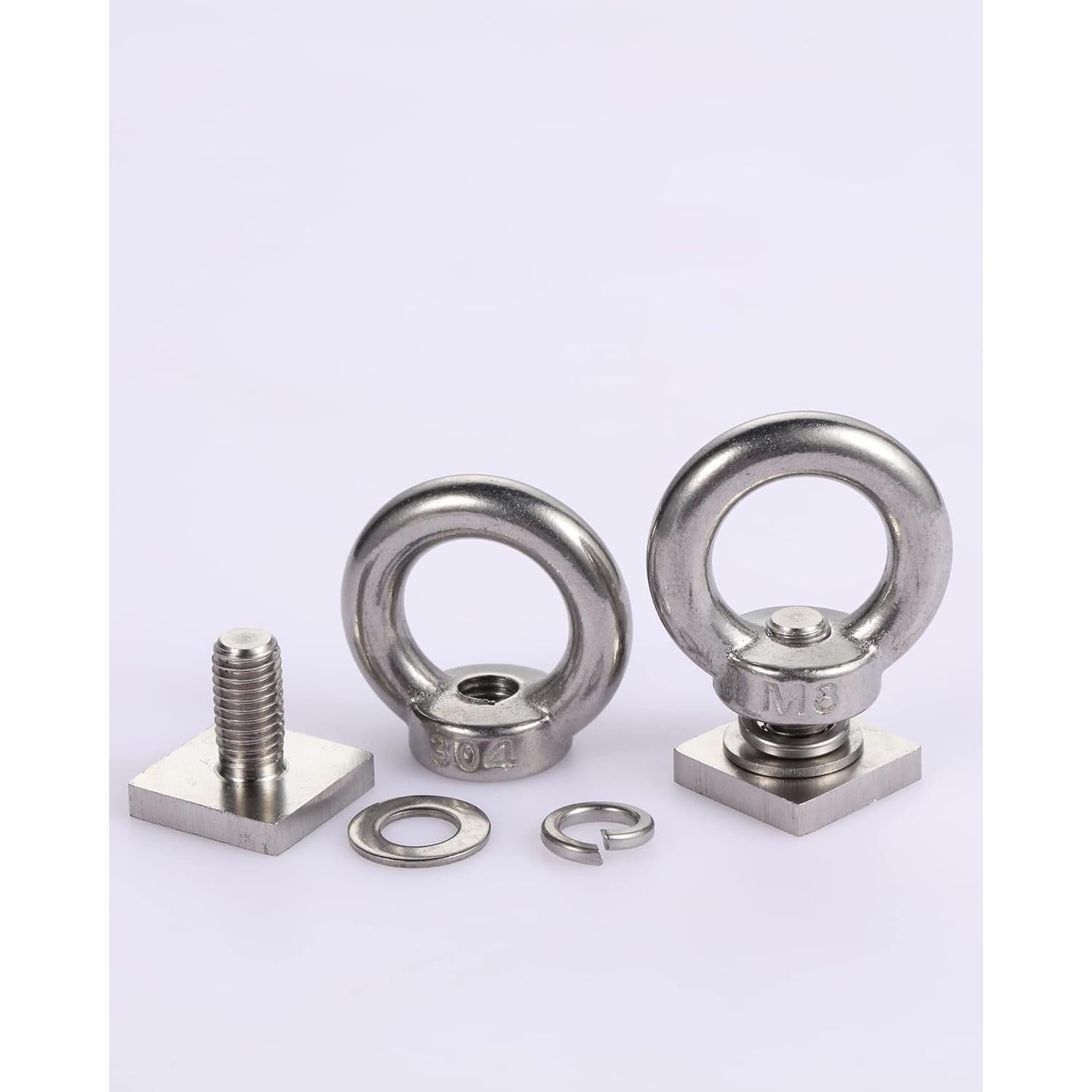 Ancla de Amarre T Track Mount Moroinriz M8x18mm Acero Inoxidable