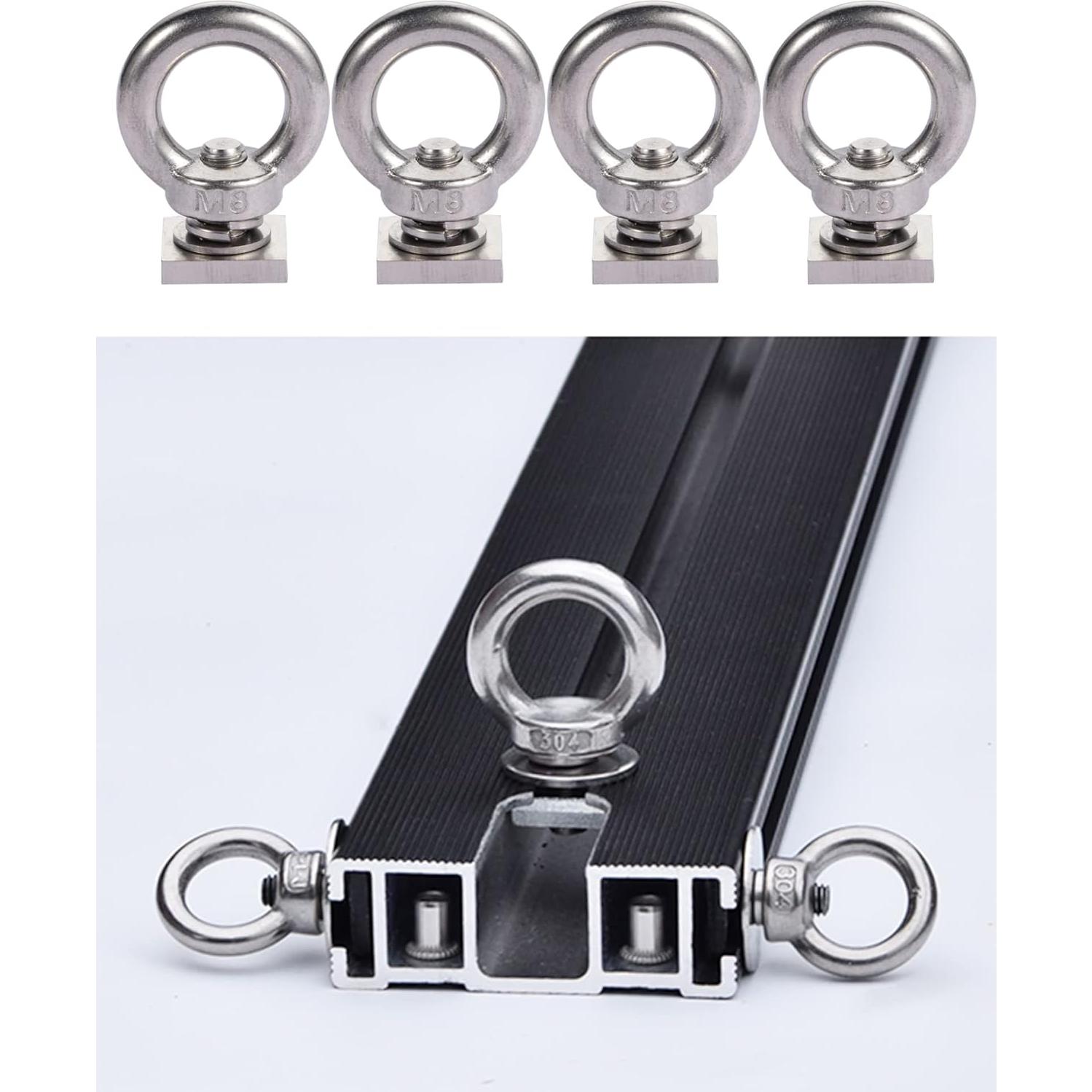 Ancla de Amarre T Track Mount Moroinriz M8x18mm Acero Inoxidable