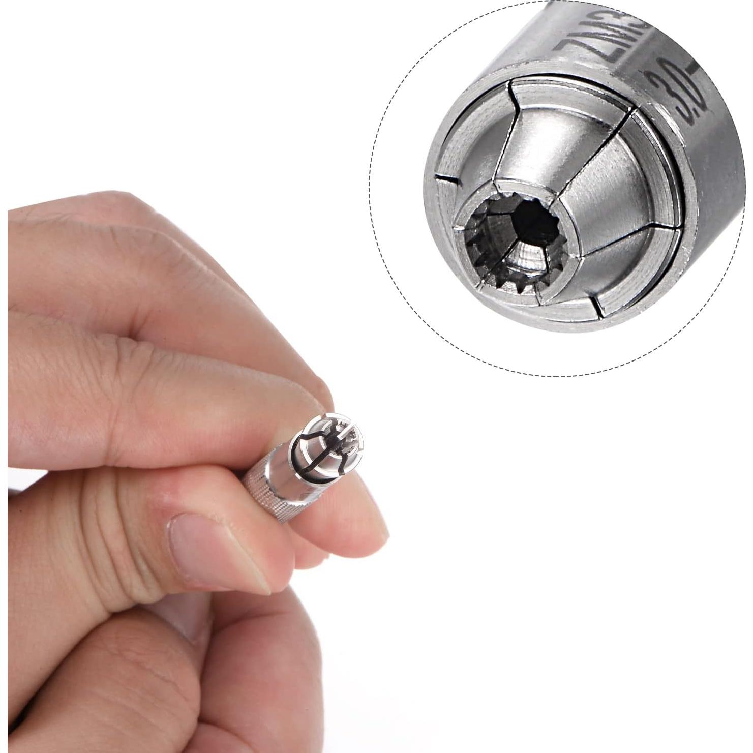 Enrollador de Corona de Reloj uxcell 4mm Acero Inoxidable