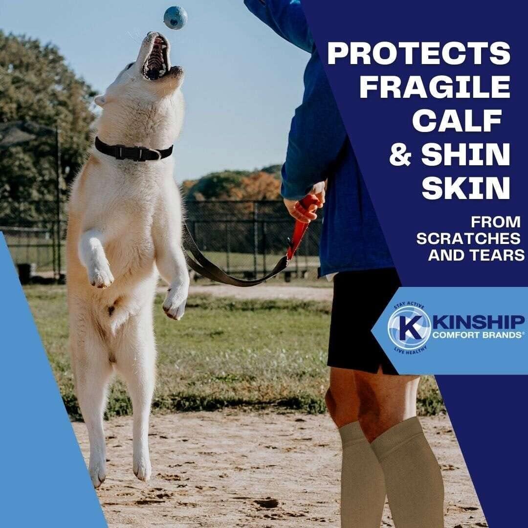 Manguitas Protectores para Piernas Kinship - Beige - 1 Par