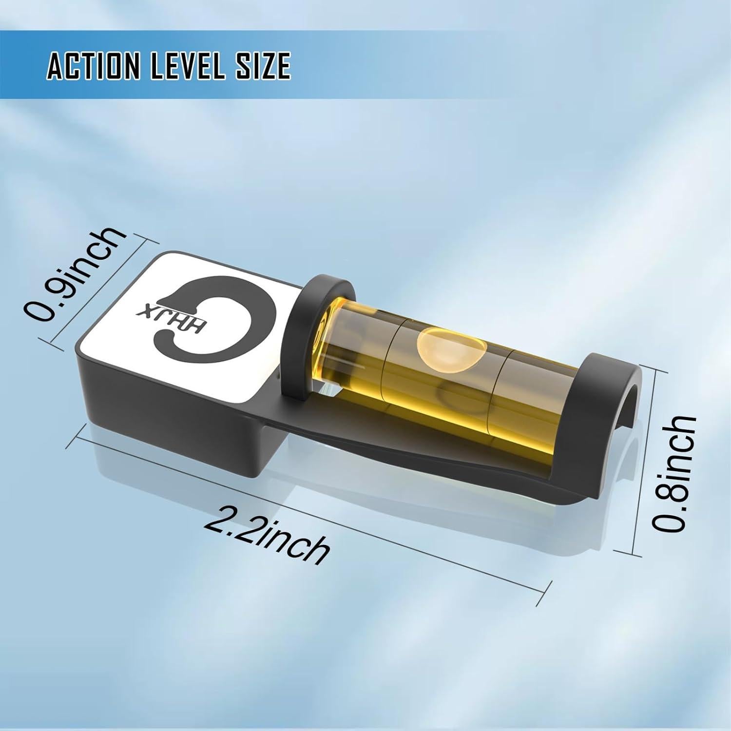 Professional Magnetic Scope Leveling Kit Scope Bubble Level Tool Scope Mounting Kit, 3 Pieces (Brown)