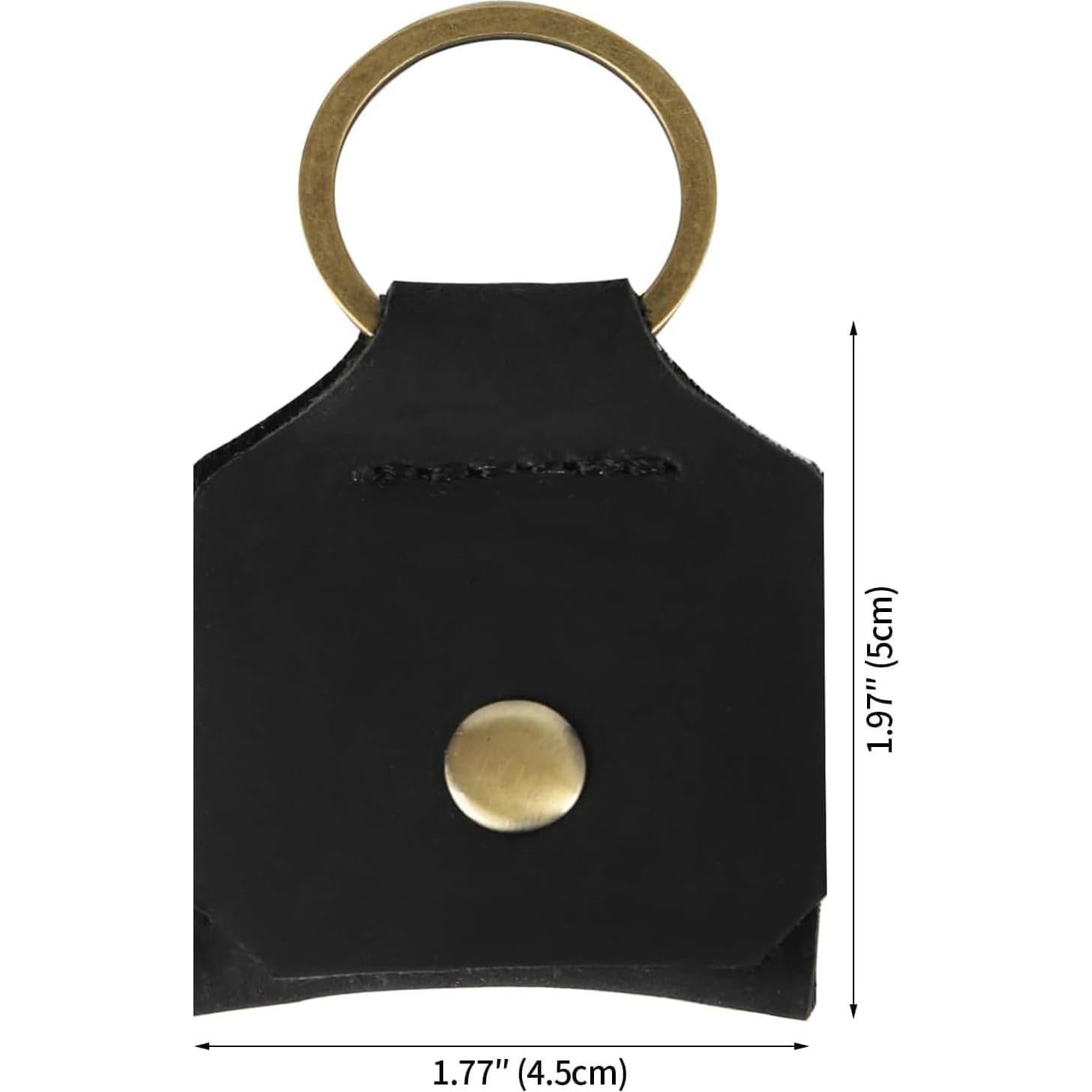 Funda de Cuero Genuino Jack&Chris para Tarjetas SD - 2 Paquetes