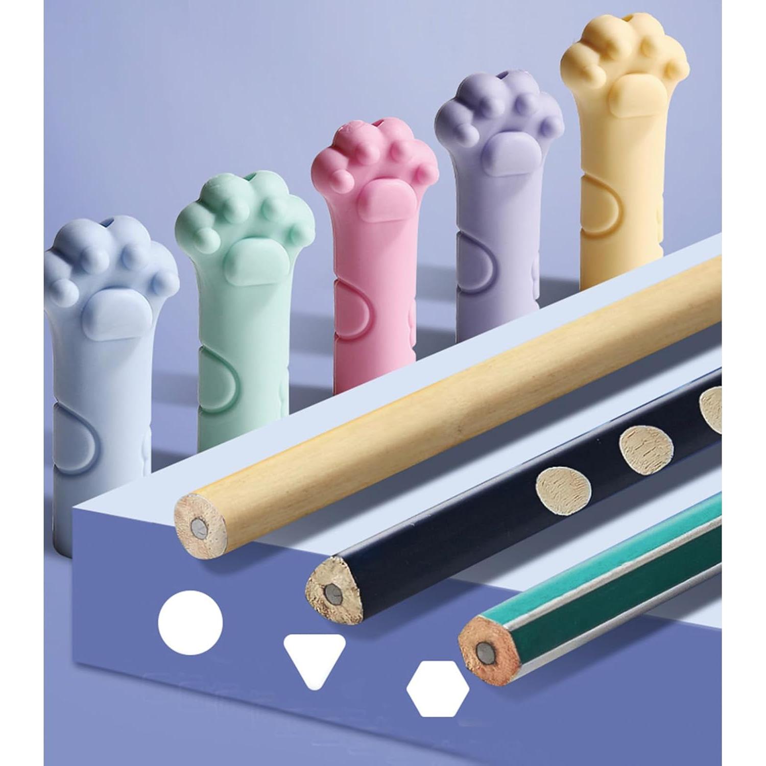 30 Tapas de Lápiz Goma de Borrar MOZXIRZ Patita de Gato