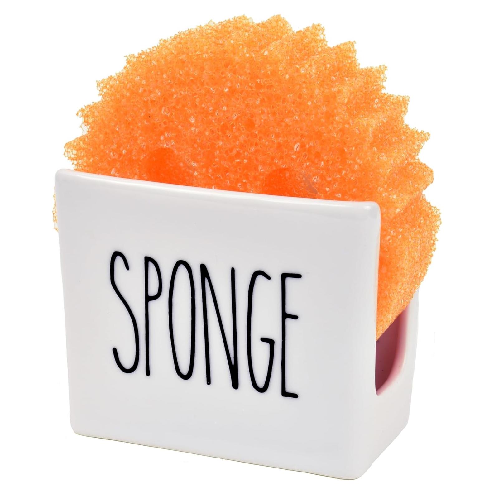 Soporte de Esponja de Porcelana Heartland Home - Organizador de Fregadero