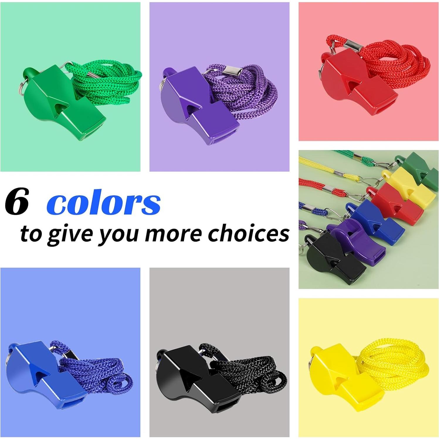 Set de 12 Silbatos Profesionales LIANGYUNZE con Cordón