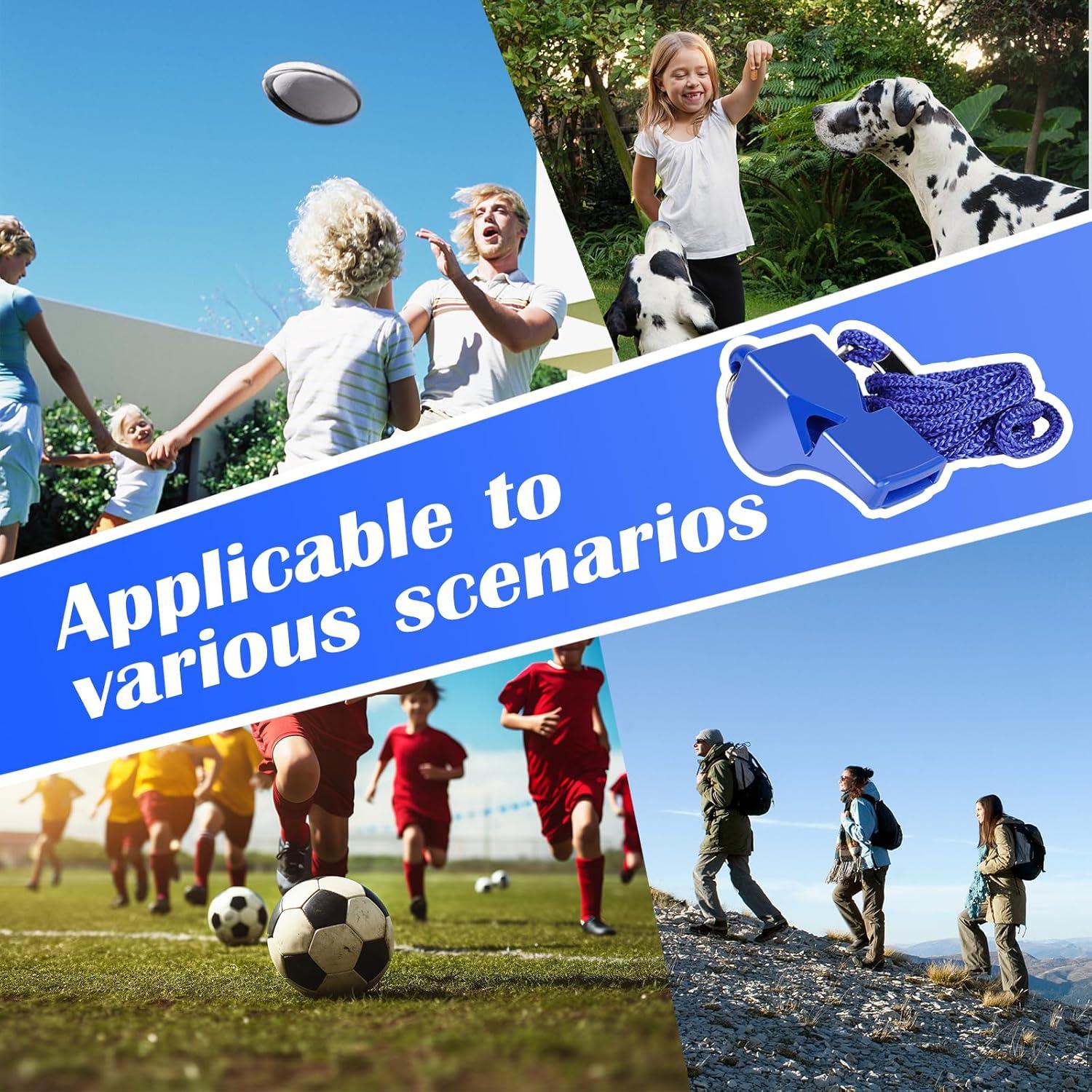 Set de 12 Silbatos Profesionales LIANGYUNZE con Cordón