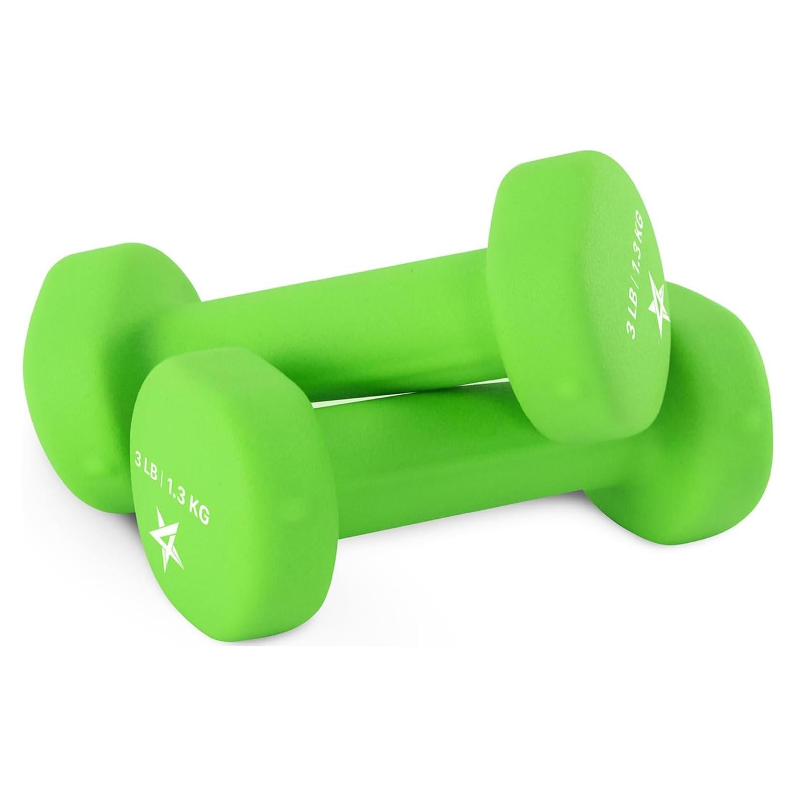 Pesas de Mano Neopreno Yes4All 1.36kg Par Antideslizantes