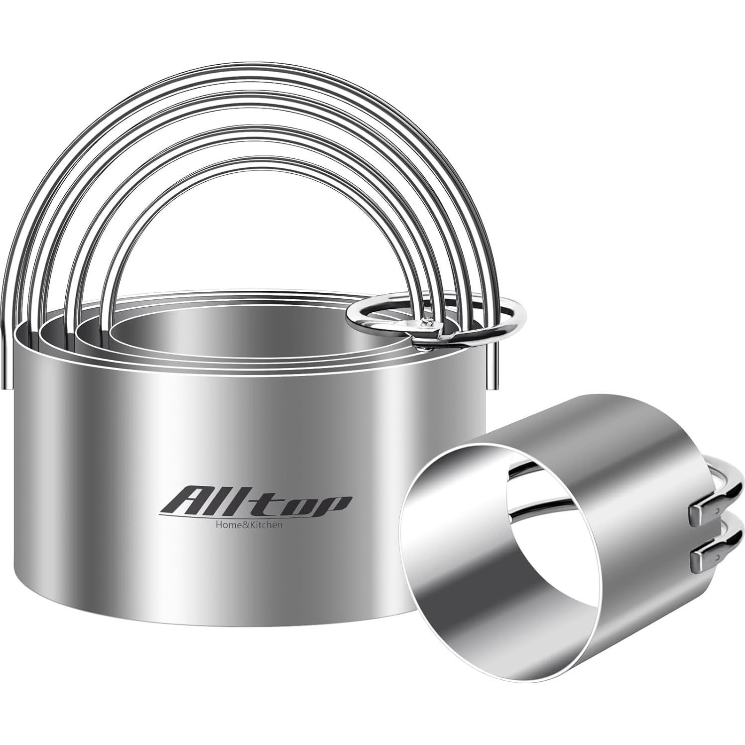 Cortador de Galletas ALLTOP 5 Piezas Acero Inoxidable