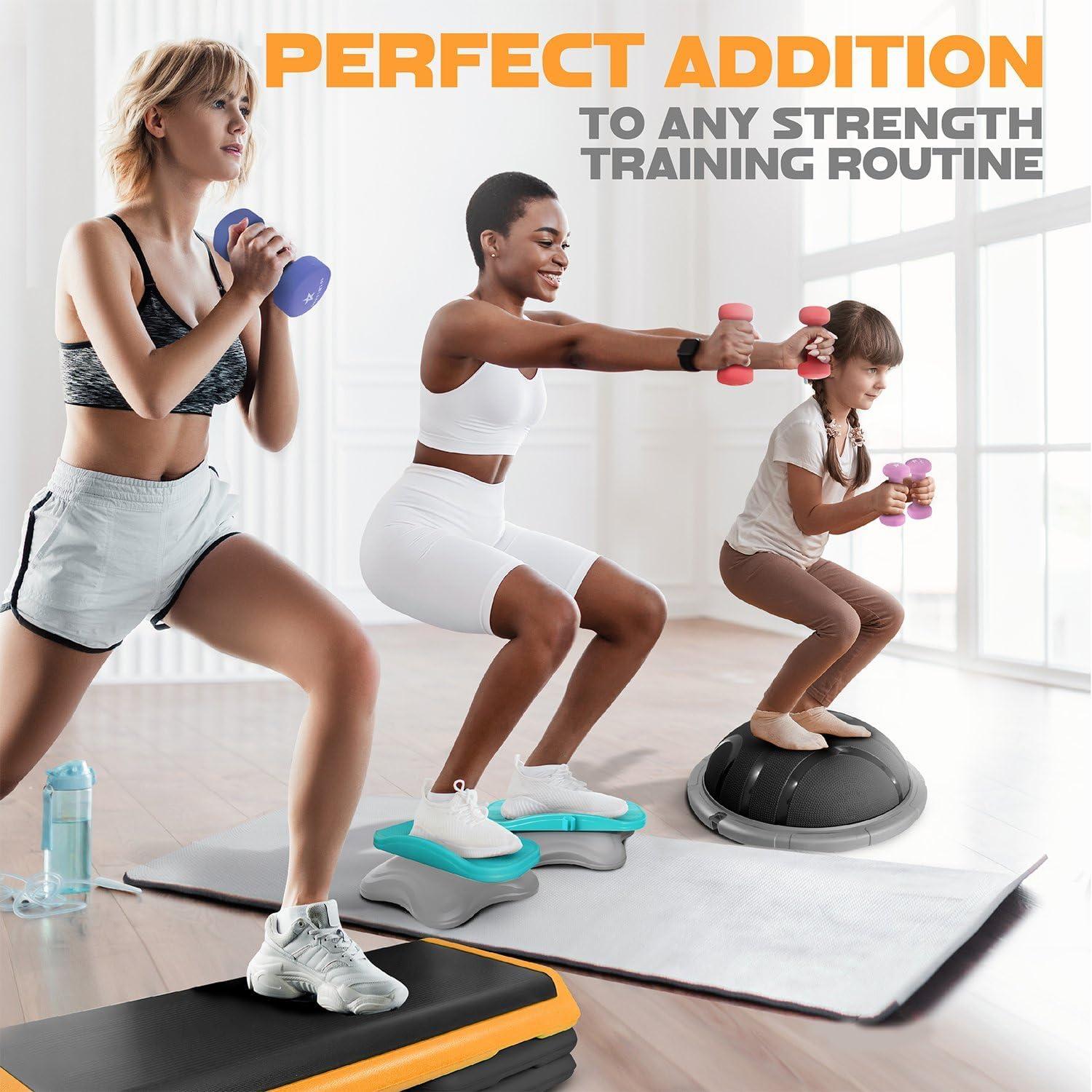 Pesas de Mano Neopreno Yes4All 6.8 kg Antideslizantes Hexagonales