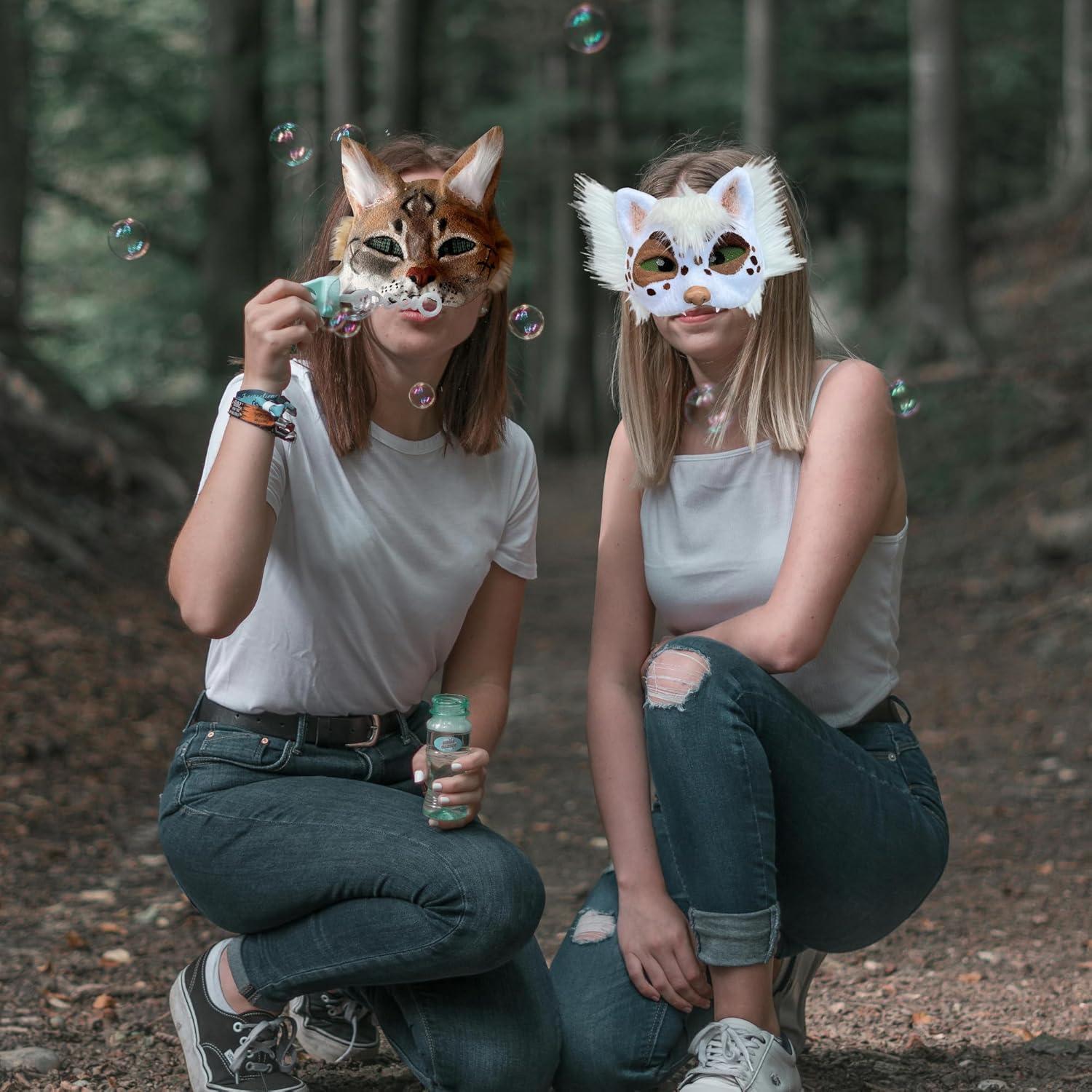 Kit de Máscara de Gato BBPM - 4 Piezas para Halloween y Cosplay