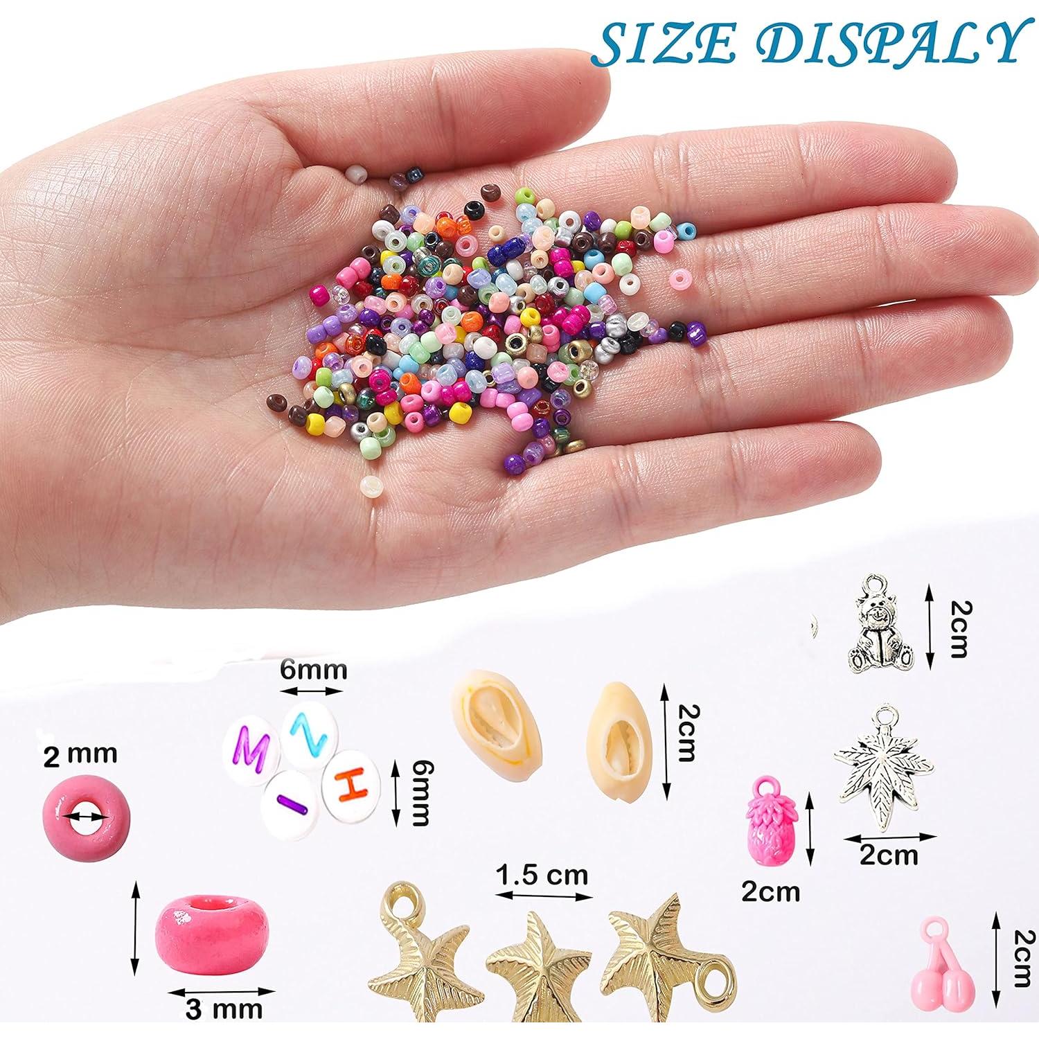 Kit de Perlas de Vidrio YITOHOP 18800 Piezas 3mm DIY Joyería