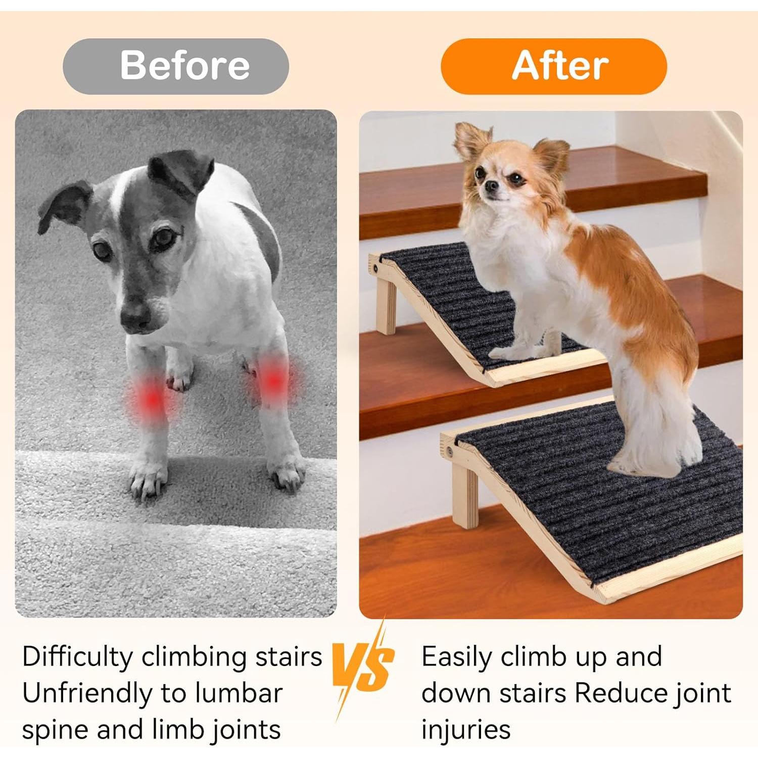 Rampa para perros In Hand 2-Pack antideslizante 30x26cm