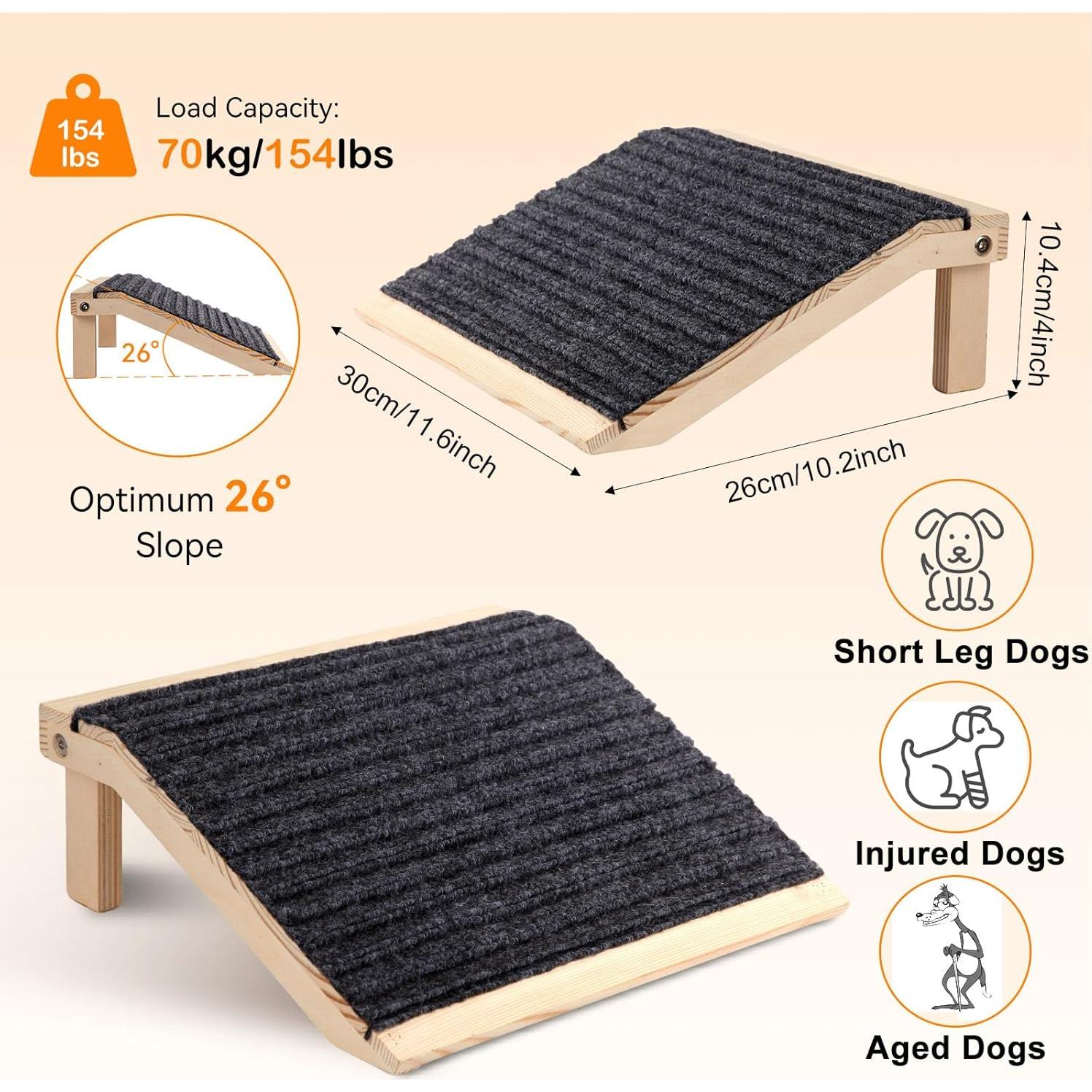 Rampa para perros In Hand 2-Pack antideslizante 30x26cm