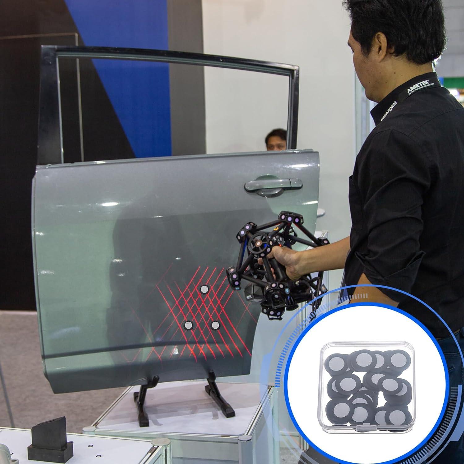 Puntos Magnéticos de Escaneo 3D Kingdder - 100 Pcs, 12mm/19mm