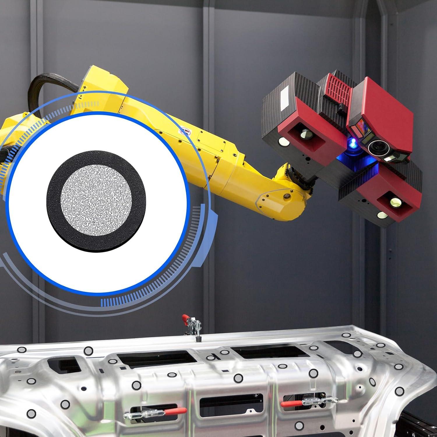 Puntos Magnéticos de Escaneo 3D Kingdder - 100 Pcs, 12mm/19mm