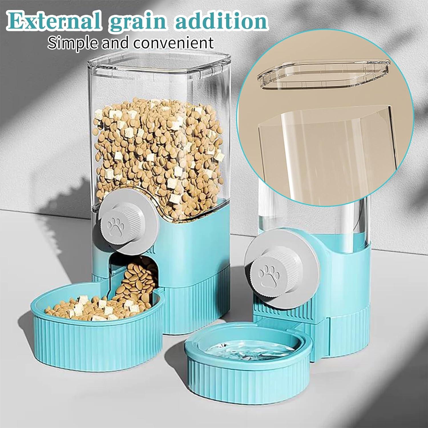 Dispensador Automático de Agua y Comida YumSur 41Oz Azul