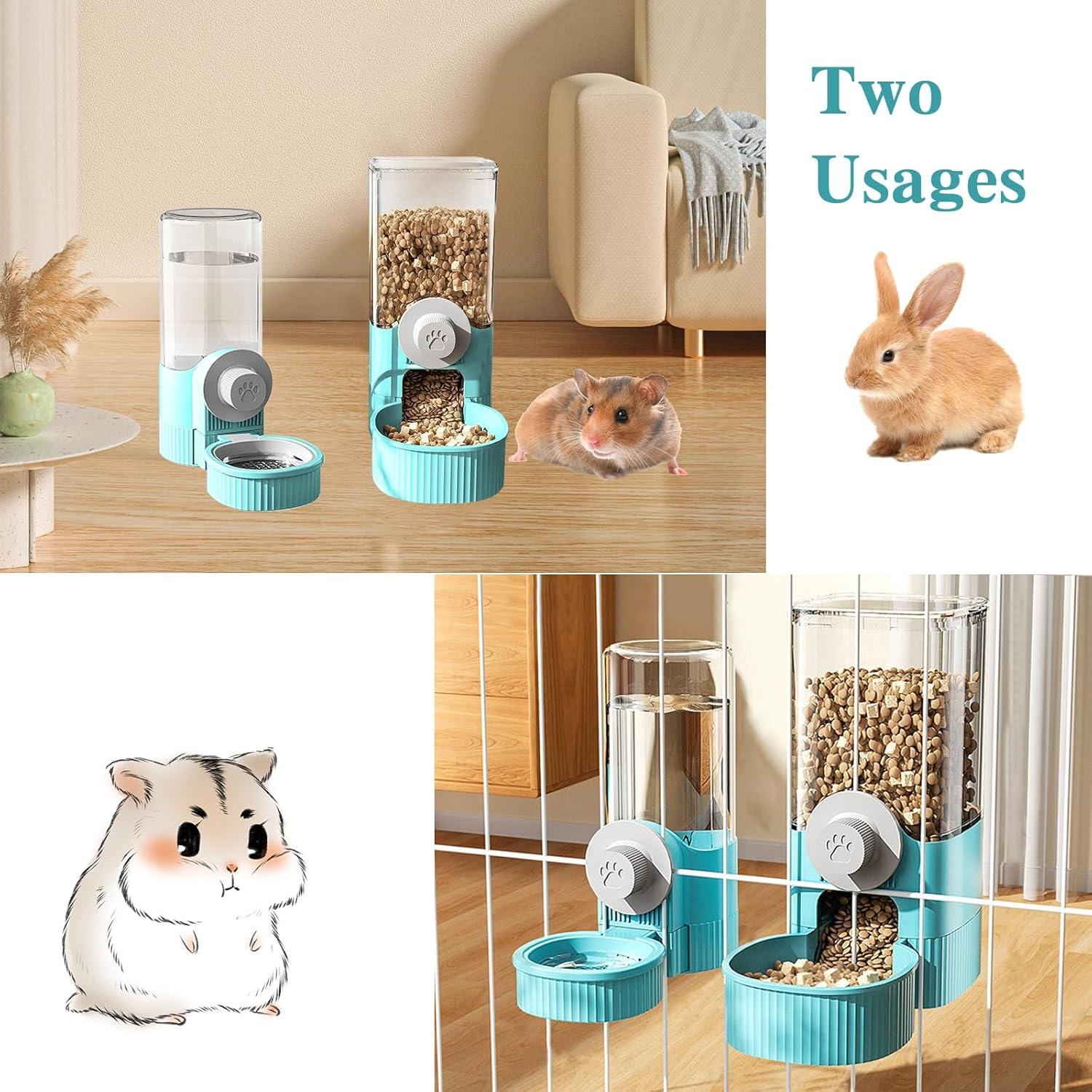 Dispensador Automático de Agua y Comida YumSur 41Oz Azul